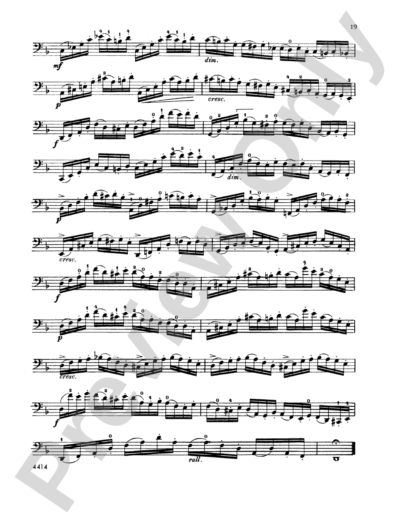 Dotzauer: 113 Studies, Volume II (Nos. 35-62): Cello Book