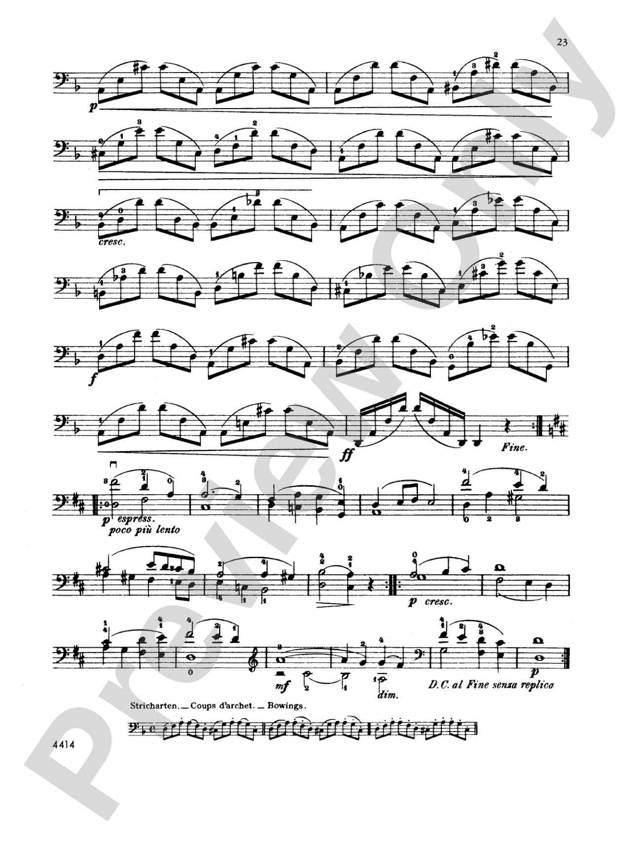 Dotzauer: 113 Studies, Volume II (Nos. 35-62): Cello Book