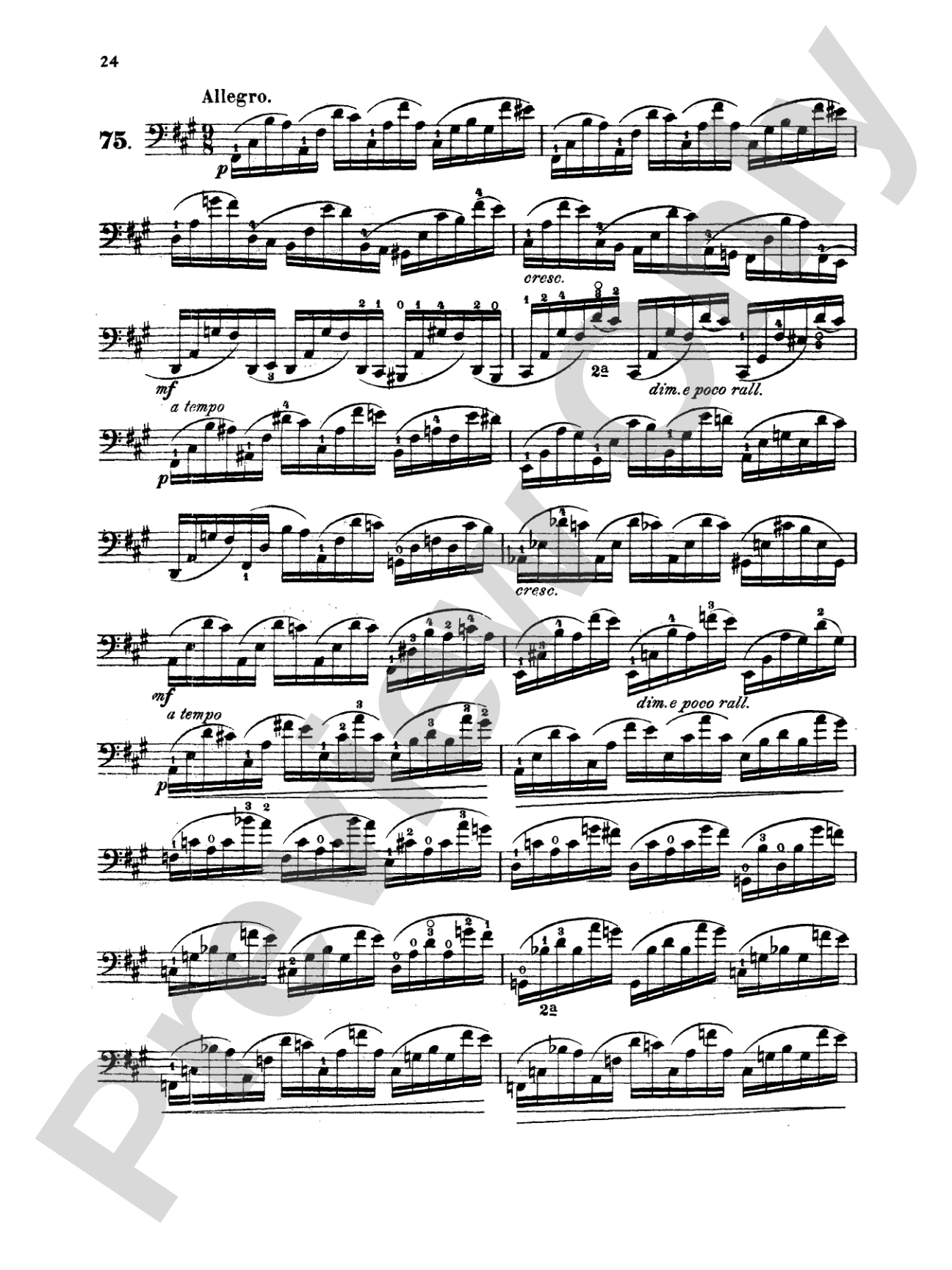Dotzauer: 113 Studies, Volume II (Nos. 35-62): Cello Book
