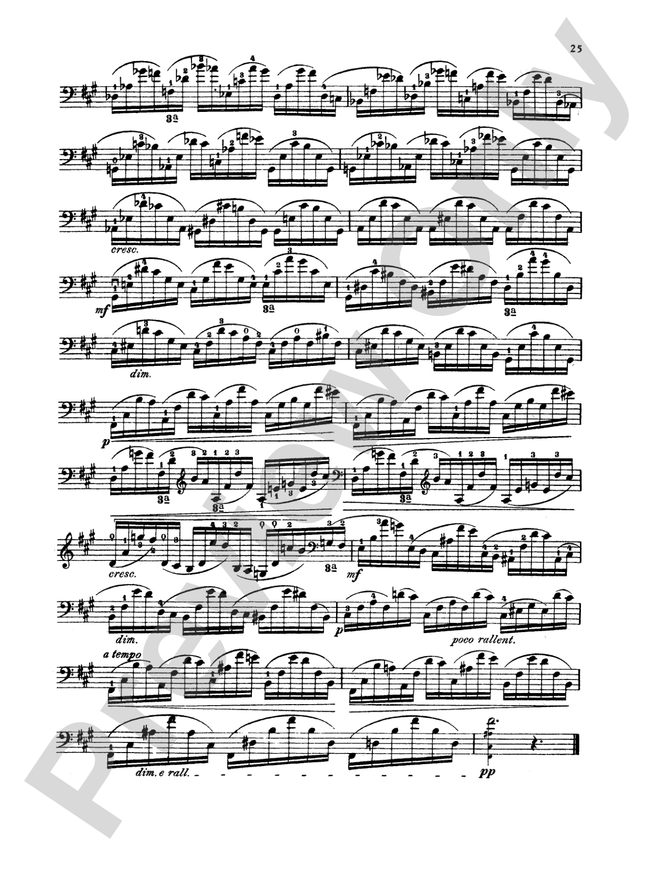Dotzauer: 113 Studies, Volume II (Nos. 35-62): Cello Book