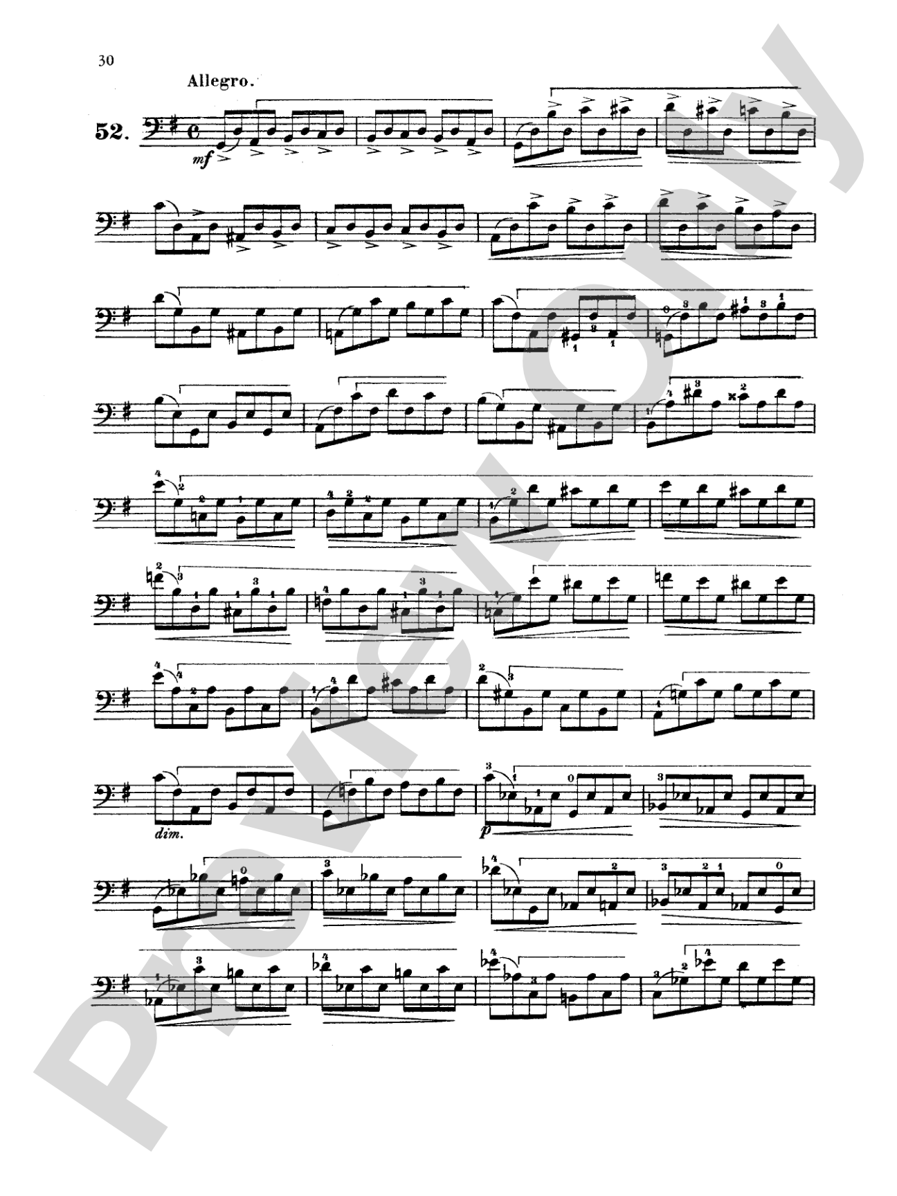 Dotzauer: 113 Studies, Volume II (Nos. 35-62): Cello Book