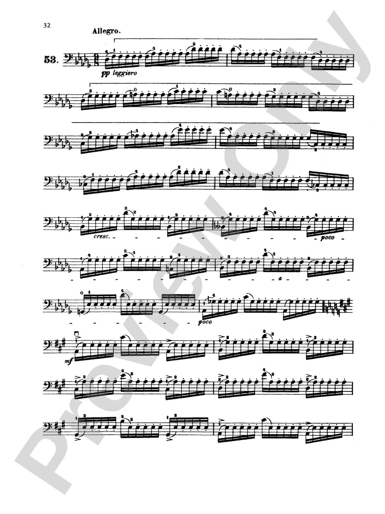 Dotzauer: 113 Studies, Volume II (Nos. 35-62): Cello Book