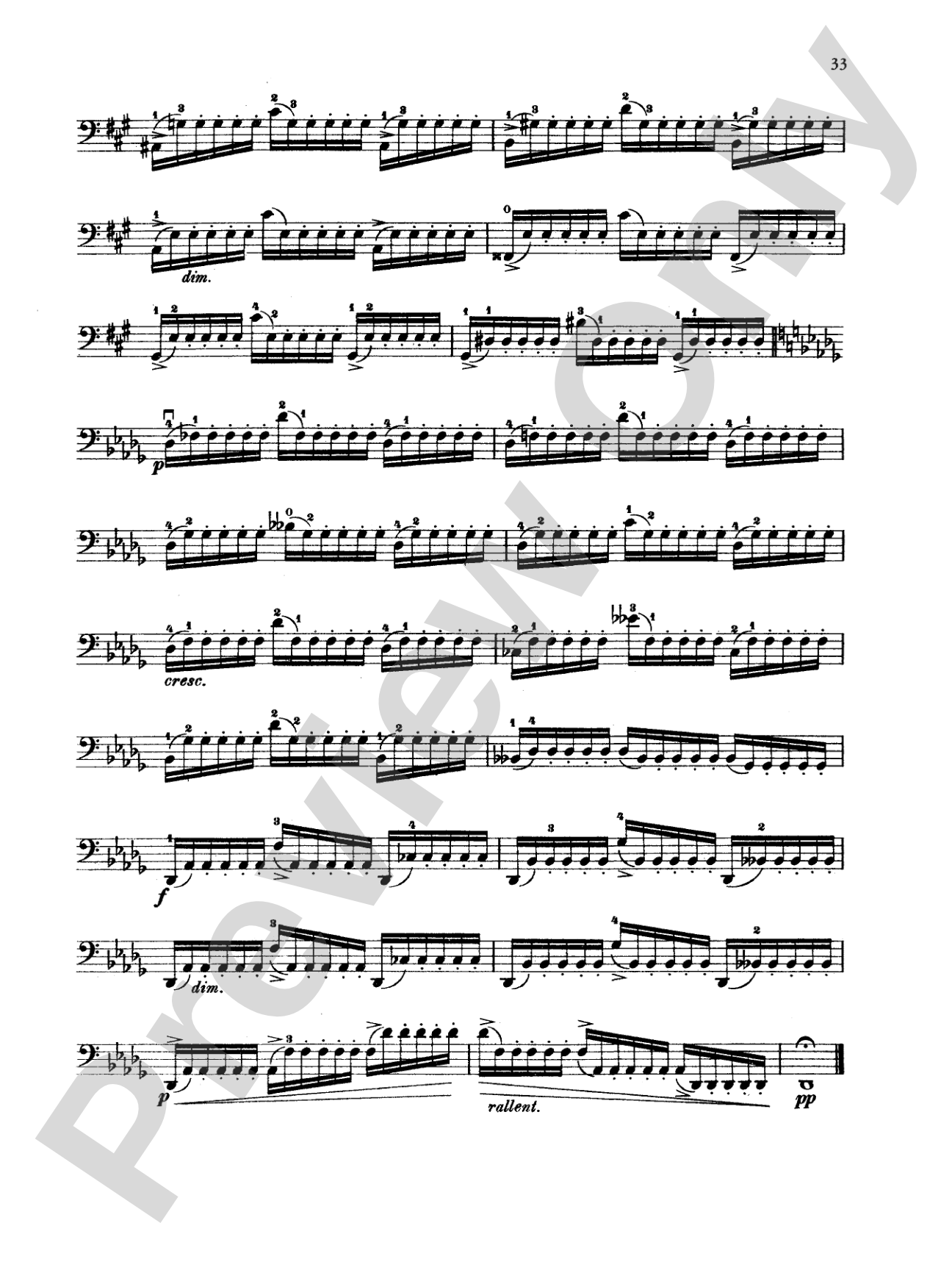 Dotzauer: 113 Studies, Volume II (Nos. 35-62): Cello Book