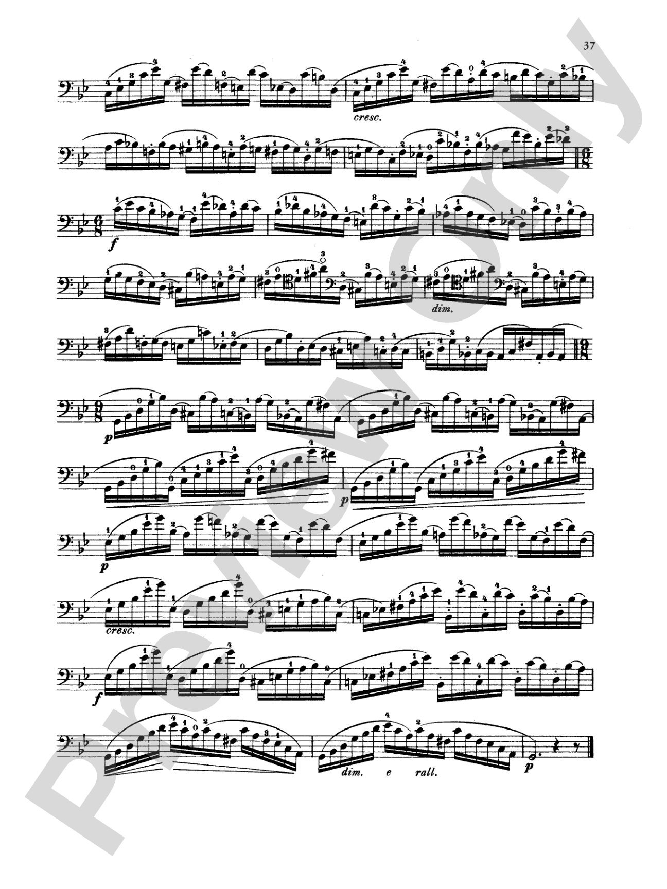 Dotzauer: 113 Studies, Volume II (Nos. 35-62): Cello Book