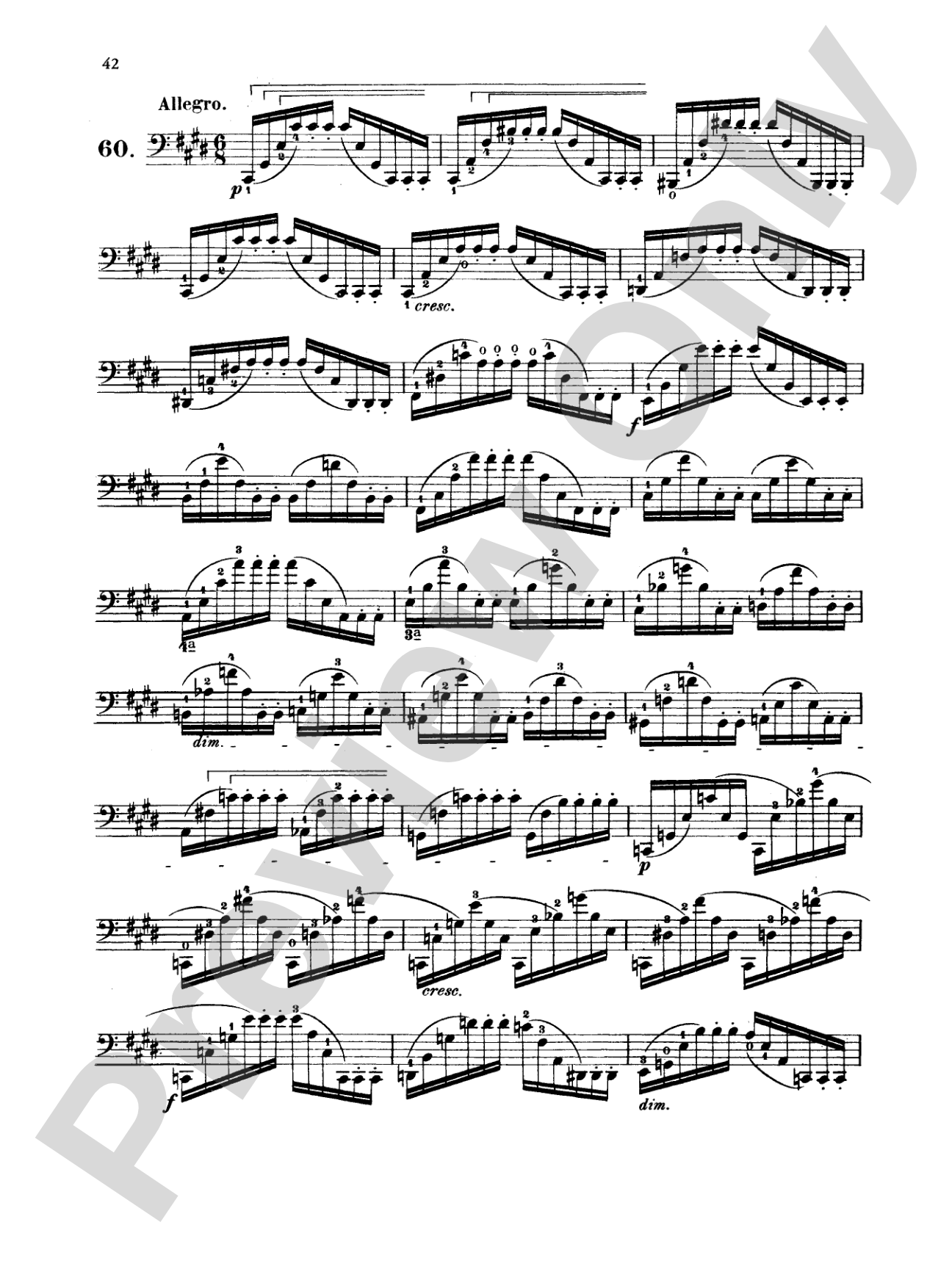 Dotzauer: 113 Studies, Volume II (Nos. 35-62): Cello Book