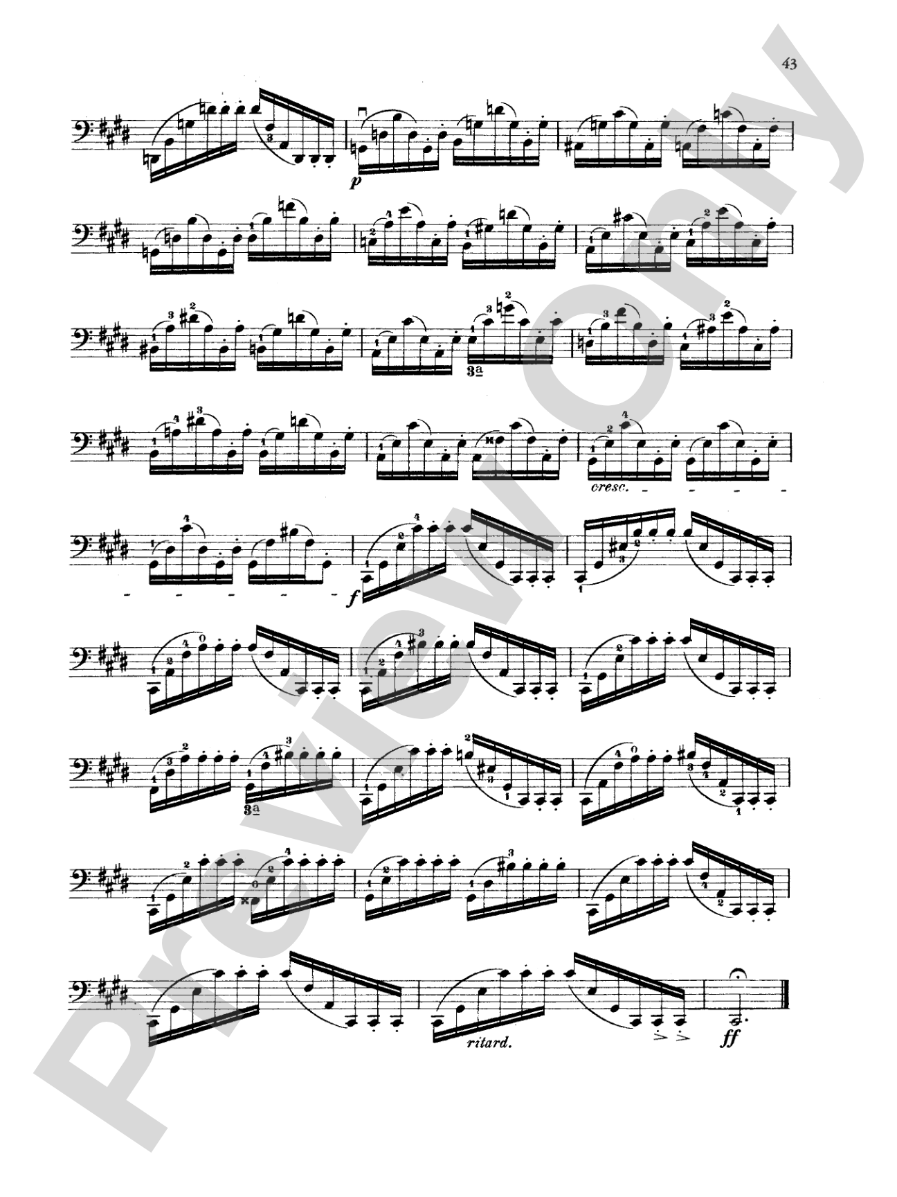 Dotzauer: 113 Studies, Volume II (Nos. 35-62): Cello Book