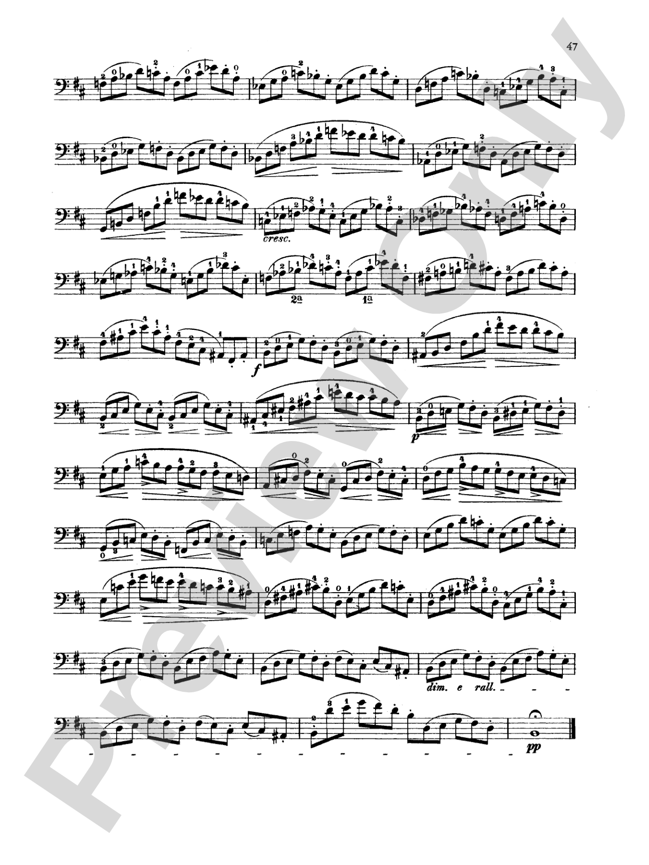Dotzauer: 113 Studies, Volume II (Nos. 35-62): Cello Book