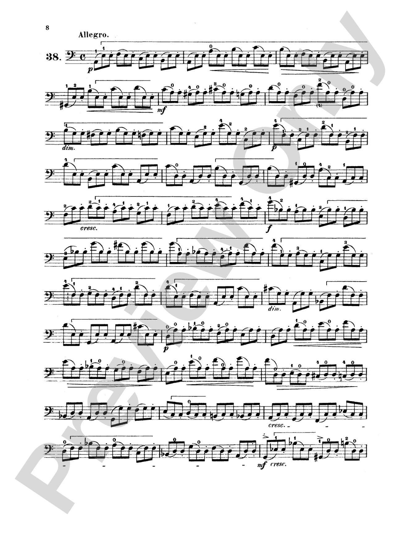 Dotzauer: 113 Studies, Volume II (Nos. 35-62): Cello Book