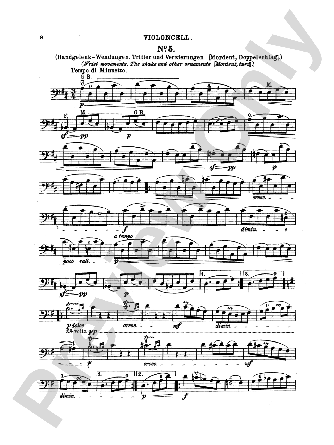 Grützmacher: Etudes, Op. 72