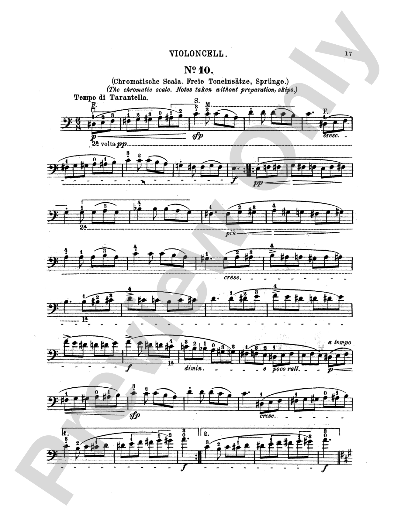Grützmacher: Etudes, Op. 72