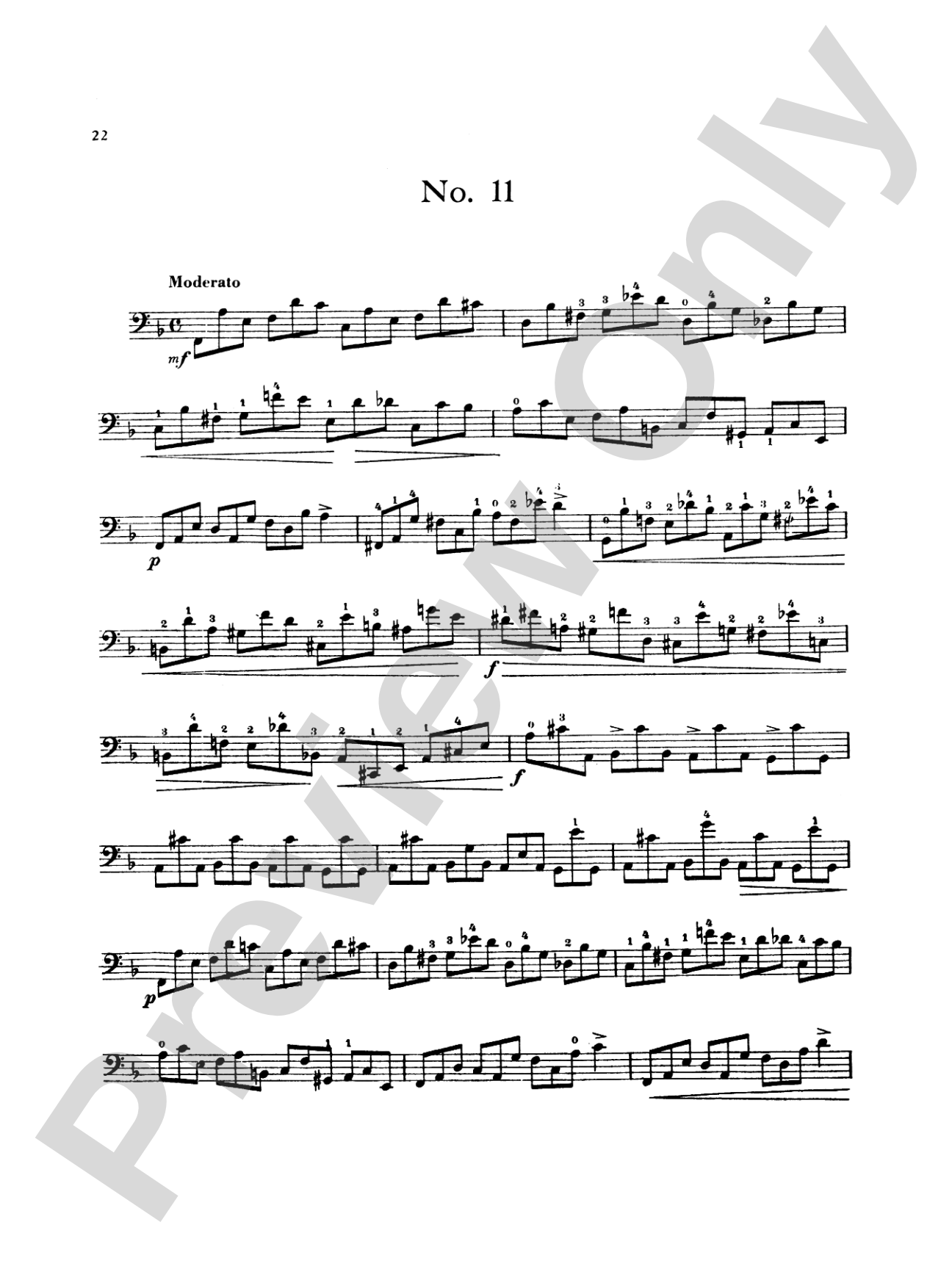 Popper: High School of Cello Playing, Op. 73 (40 Etudes)