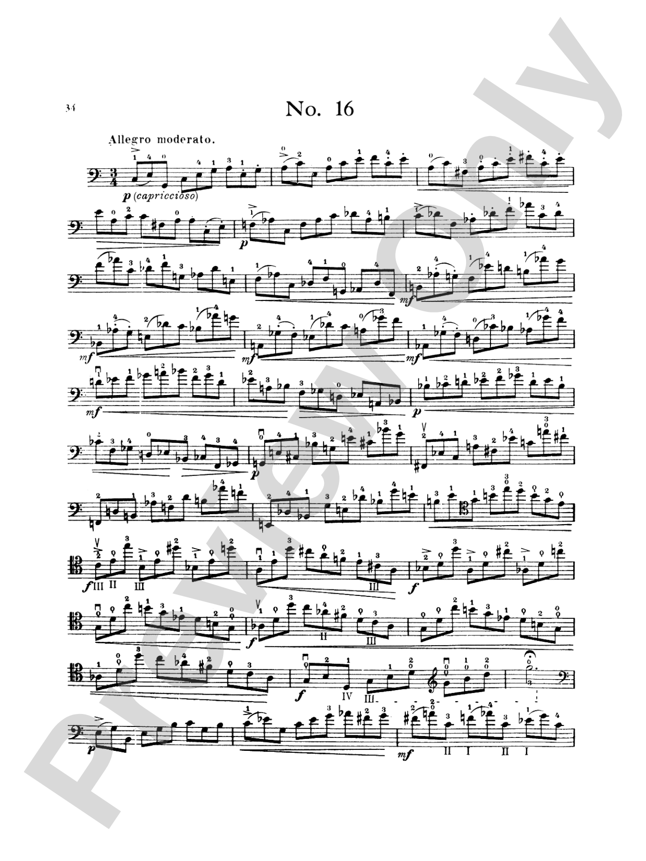 Popper: High School of Cello Playing, Op. 73 (40 Etudes)