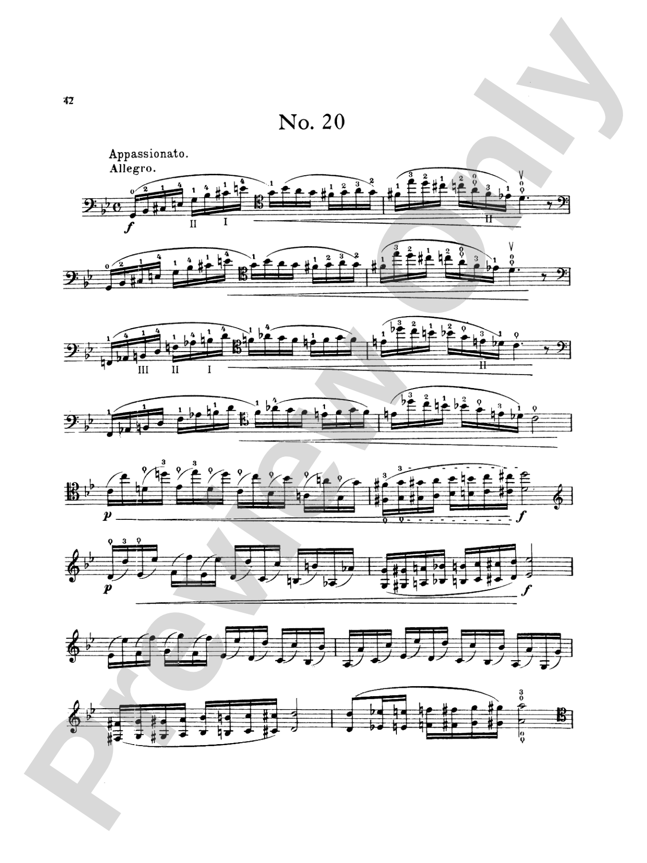 Popper: High School of Cello Playing, Op. 73 (40 Etudes)