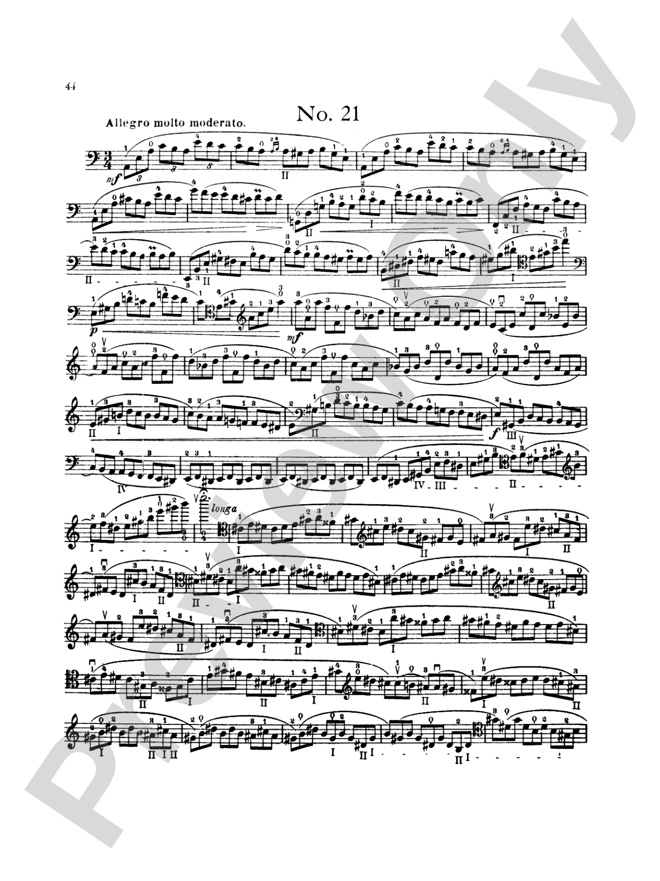 Popper: High School of Cello Playing, Op. 73 (40 Etudes)