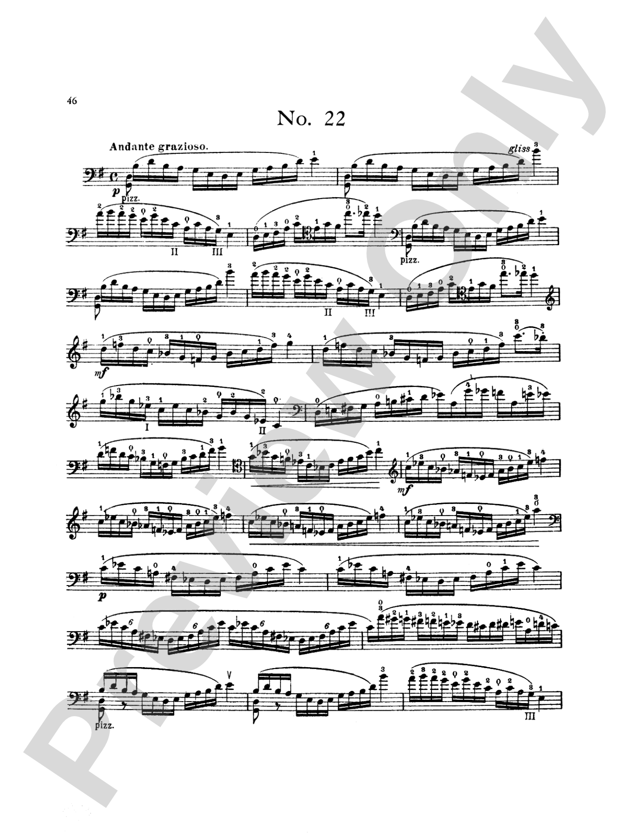 Popper: High School of Cello Playing, Op. 73 (40 Etudes)