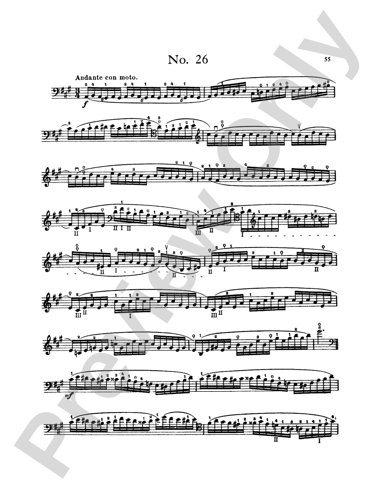Popper: High School of Cello Playing, Op. 73 (40 Etudes)