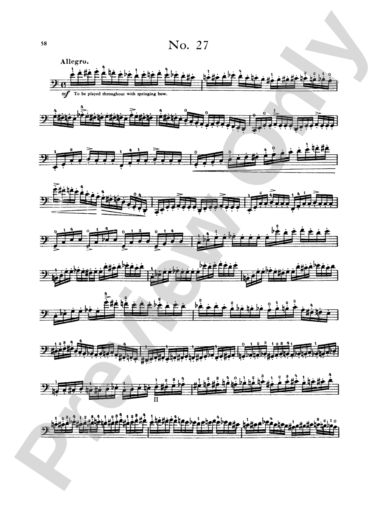 Popper: High School of Cello Playing, Op. 73 (40 Etudes)