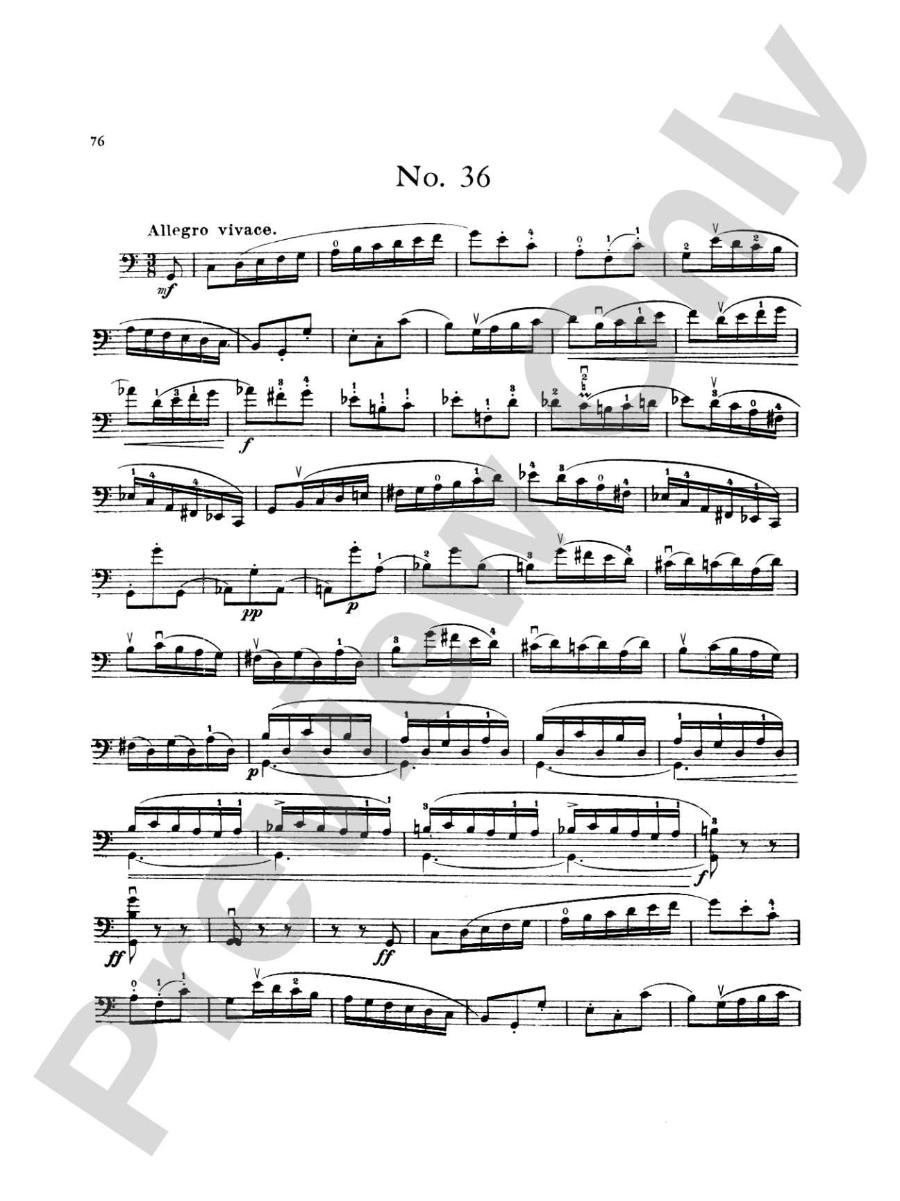 Popper: High School of Cello Playing, Op. 73 (40 Etudes)