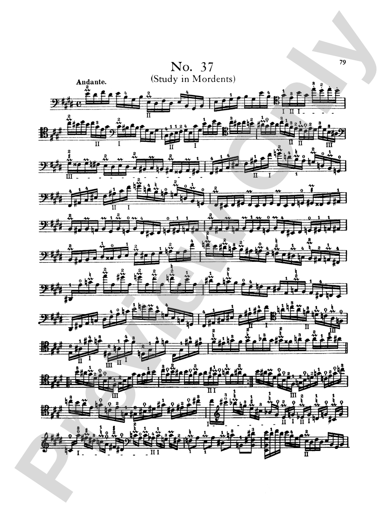 Popper: High School of Cello Playing, Op. 73 (40 Etudes)