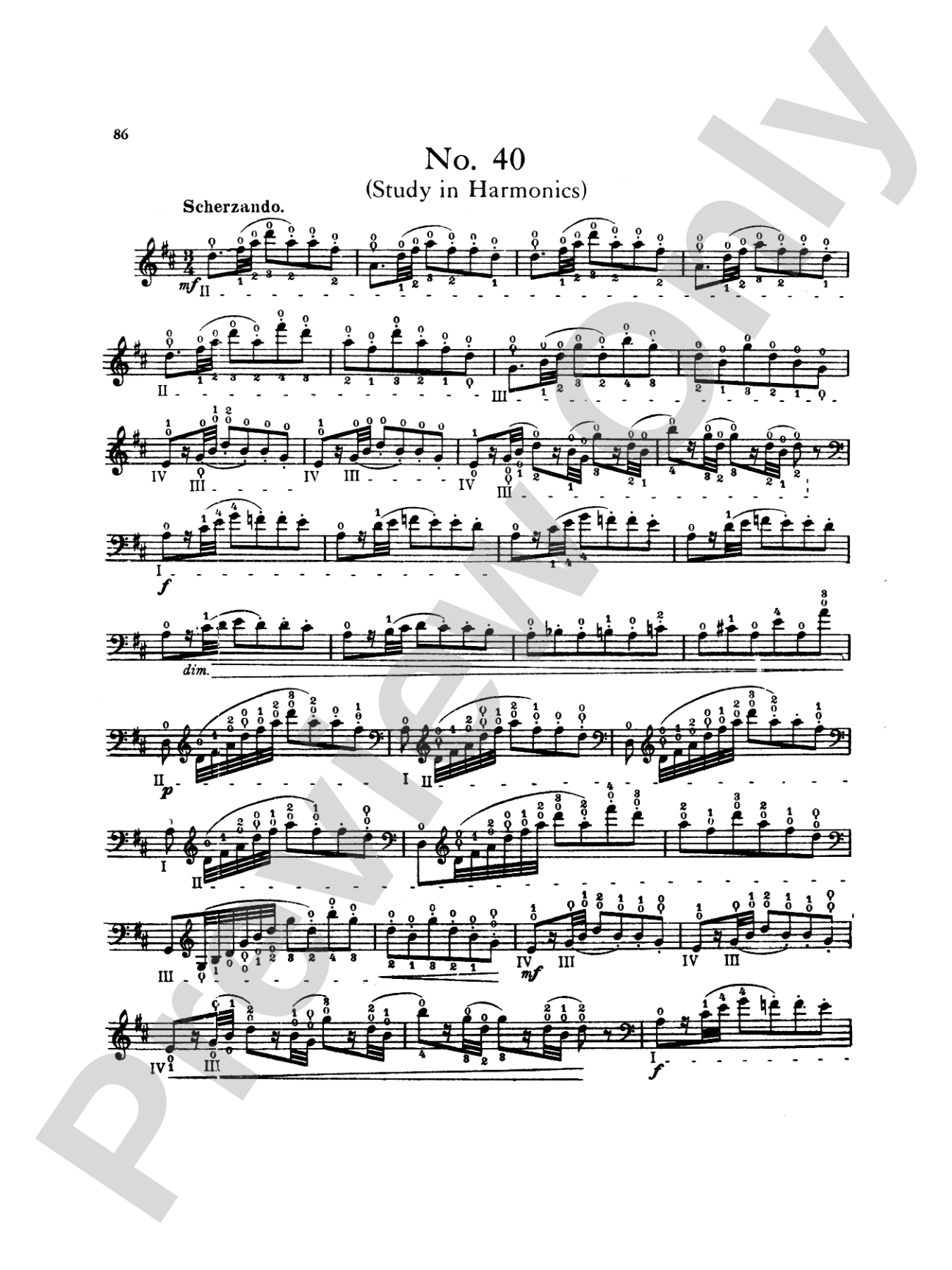 Popper: High School of Cello Playing, Op. 73 (40 Etudes)