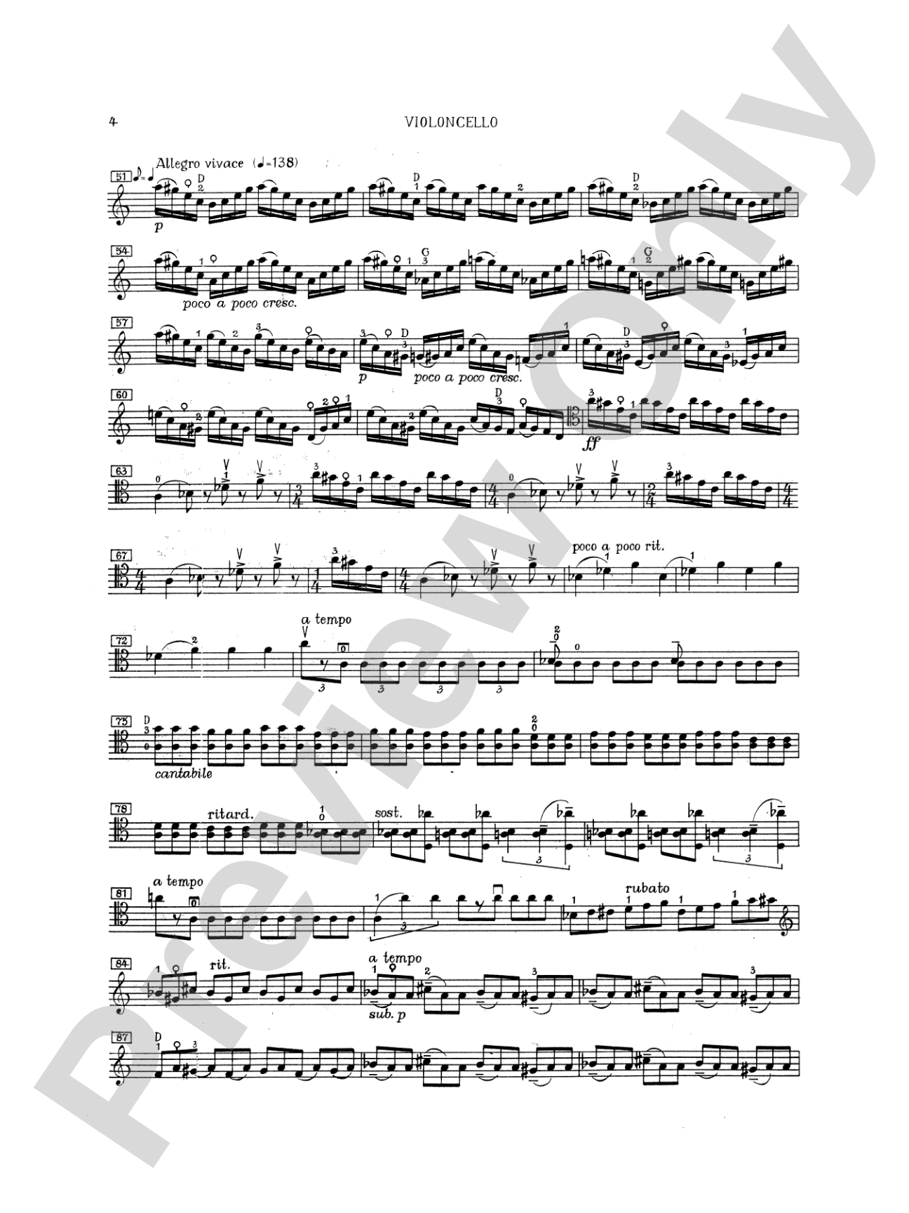 Khachaturian: Concert Rhapsody: Cello Book