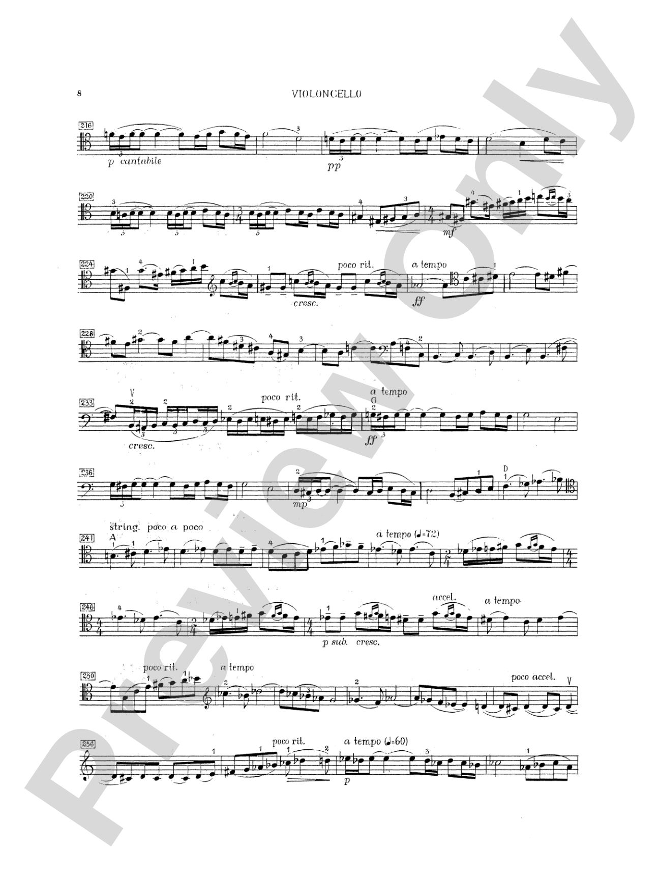 Khachaturian: Concert Rhapsody: Cello Book