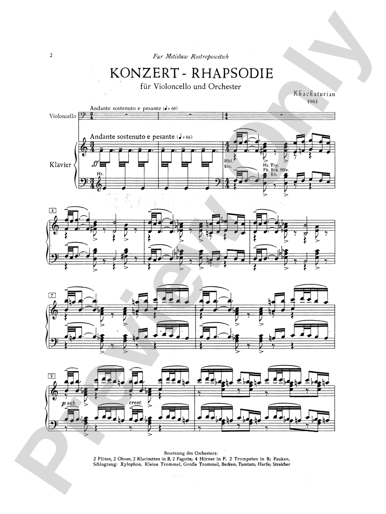 Khachaturian: Concert Rhapsody
