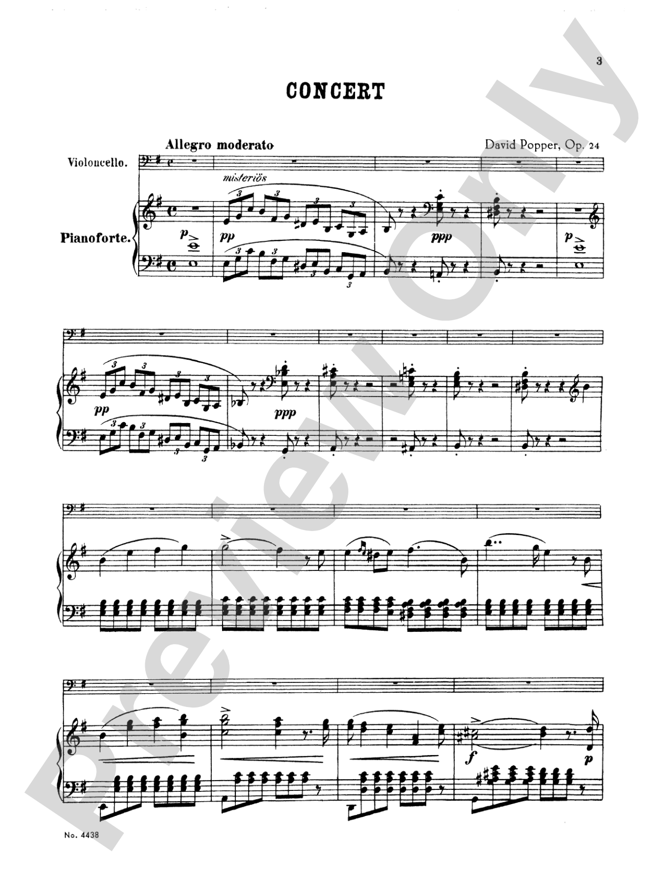 Popper: Cello Concerto in E Minor, Op. 24