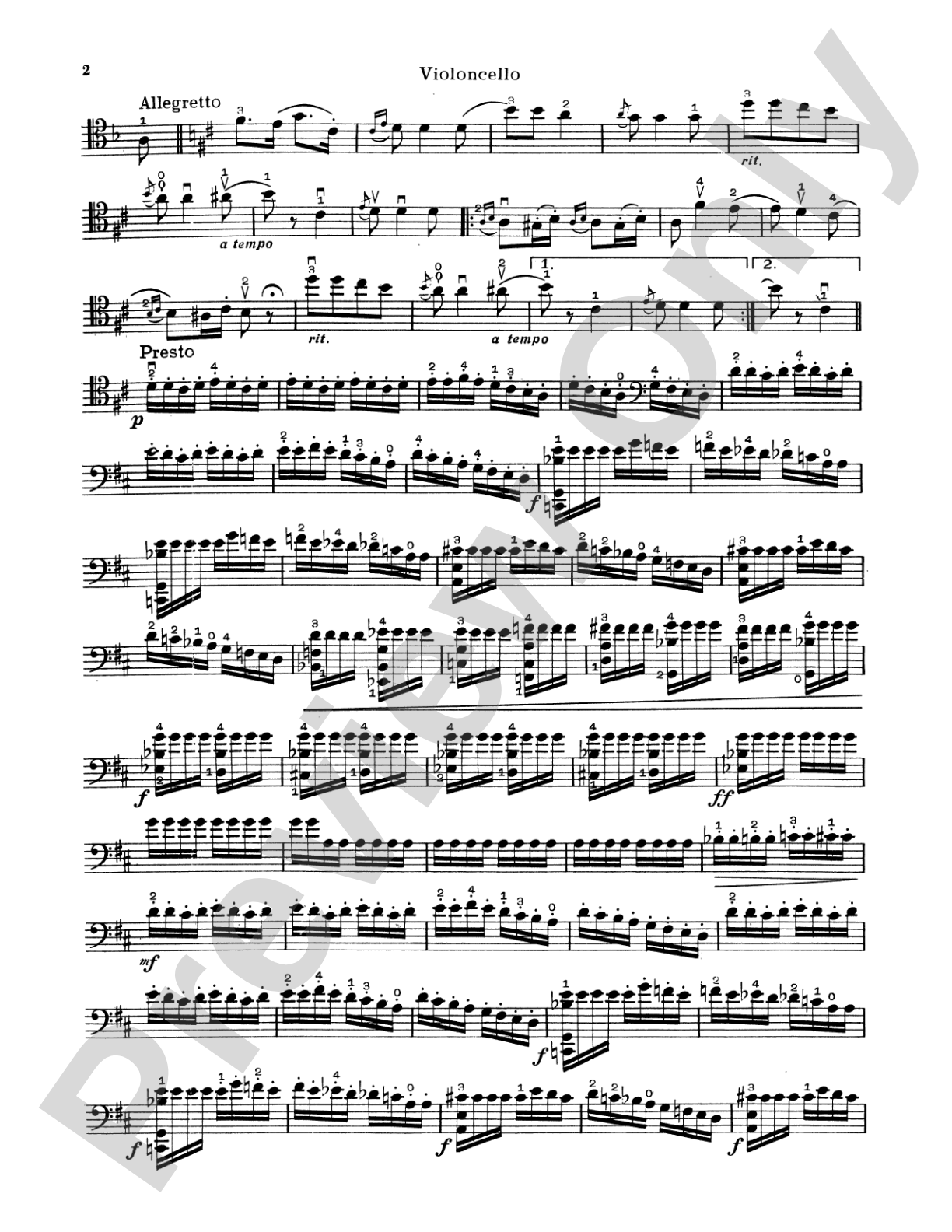 Popper: Hungarian Rhapsody, Op. 68: Cello Book