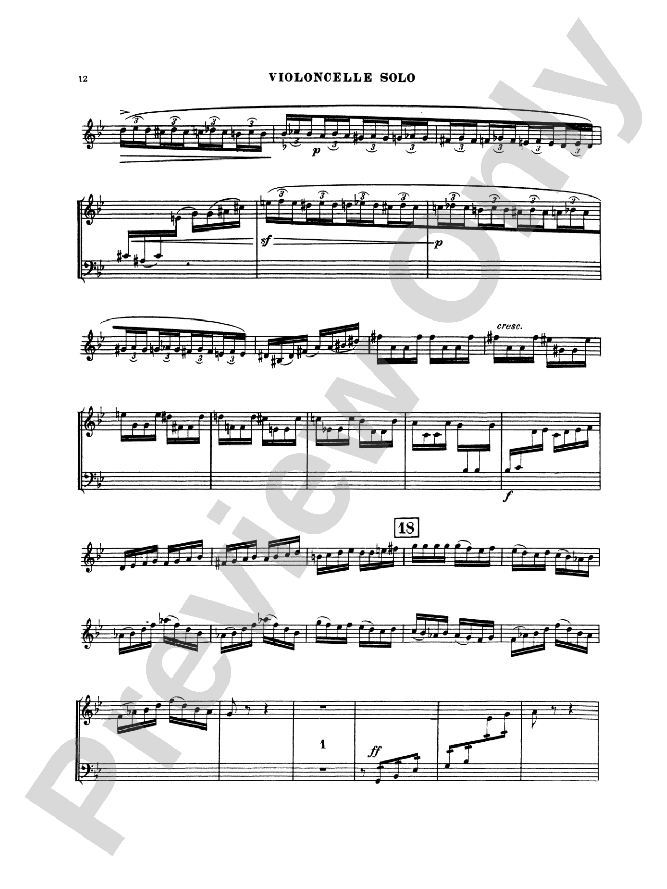 Saint-Saëns: Cello Concerto No. 2, Op. 119 in D Minor: Cello Book