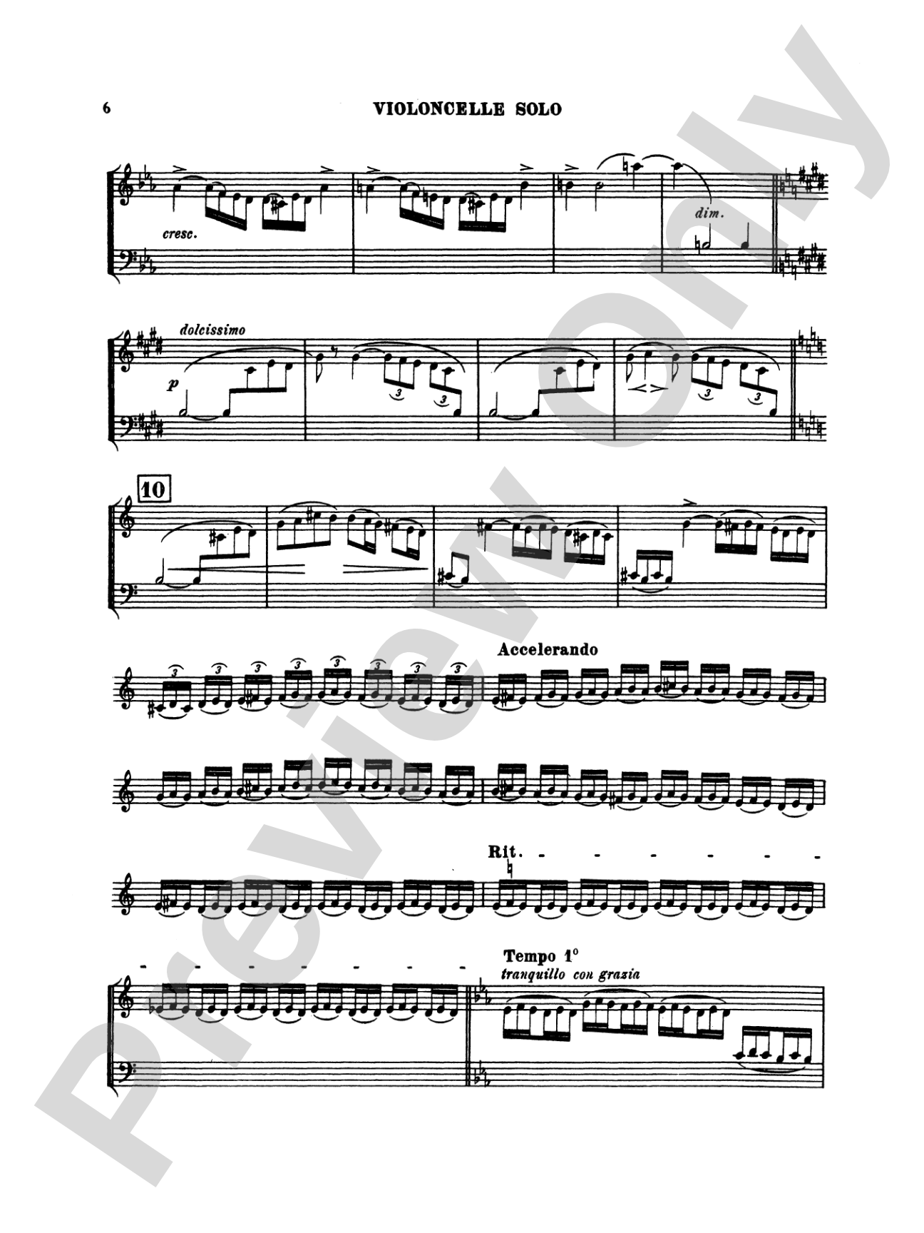 Saint-Saëns: Cello Concerto No. 2, Op. 119 in D Minor: Cello Book