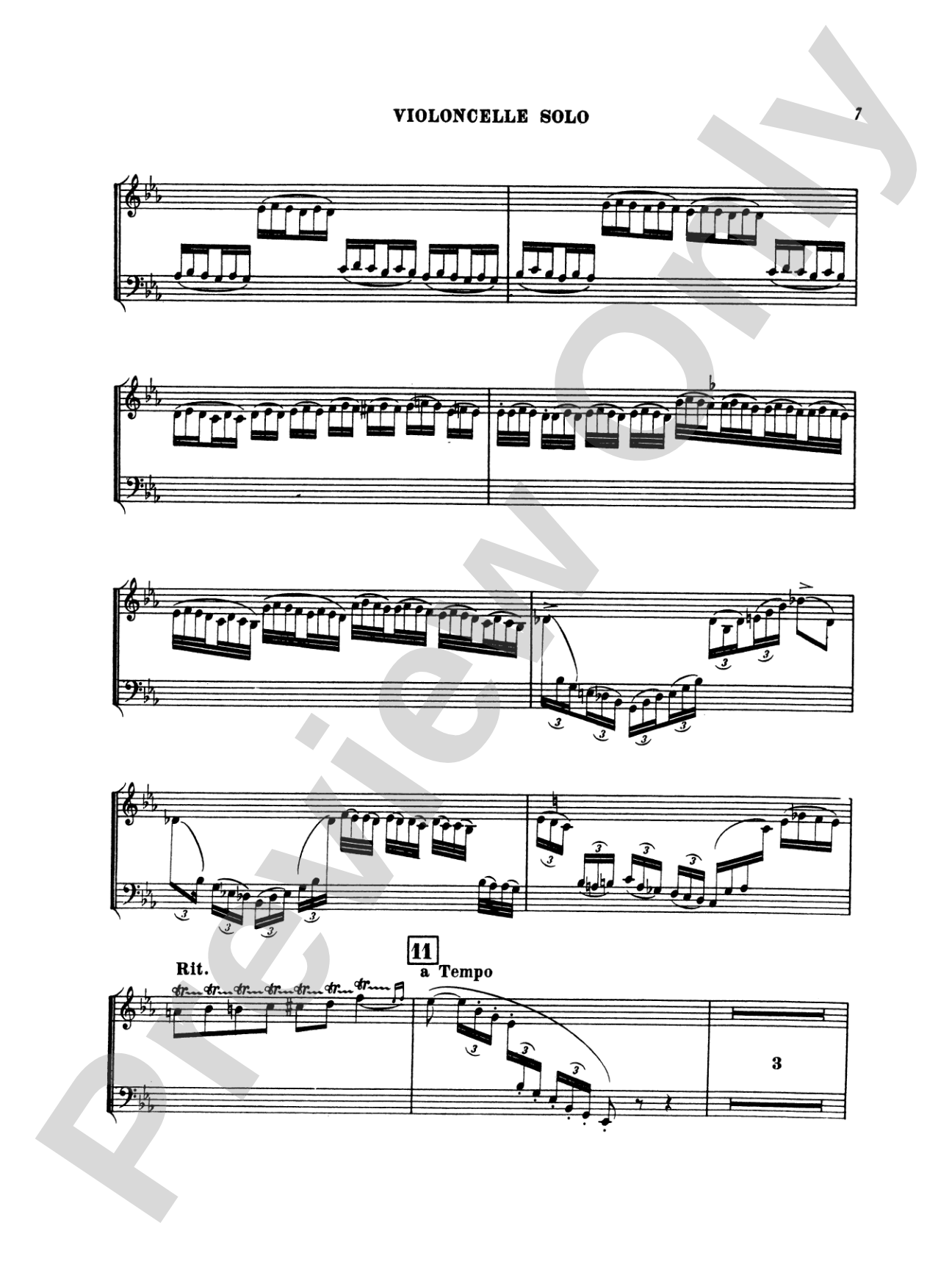 Saint-Saëns: Cello Concerto No. 2, Op. 119 in D Minor: Cello Book