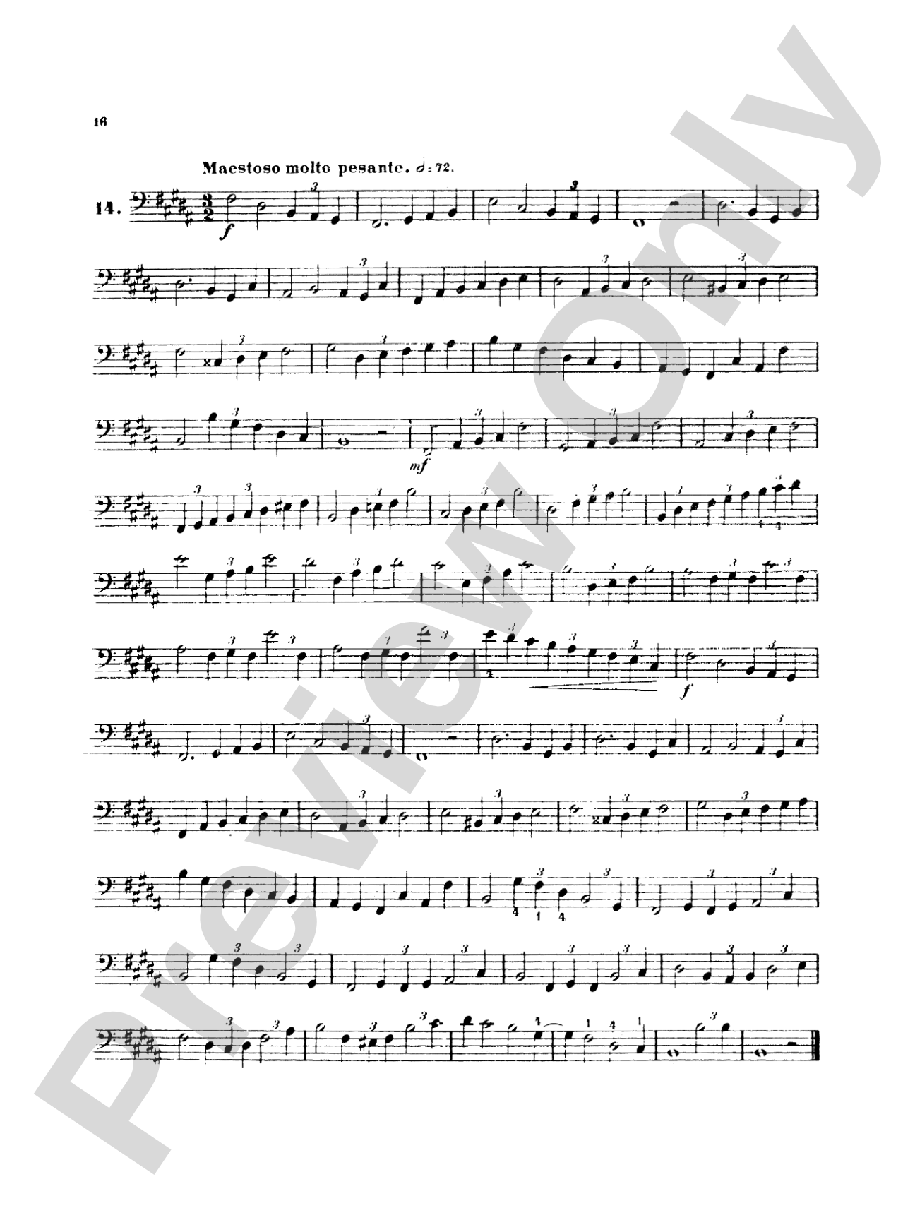 Simandl: Thirty Etudes for Double Bass: String Bass Book