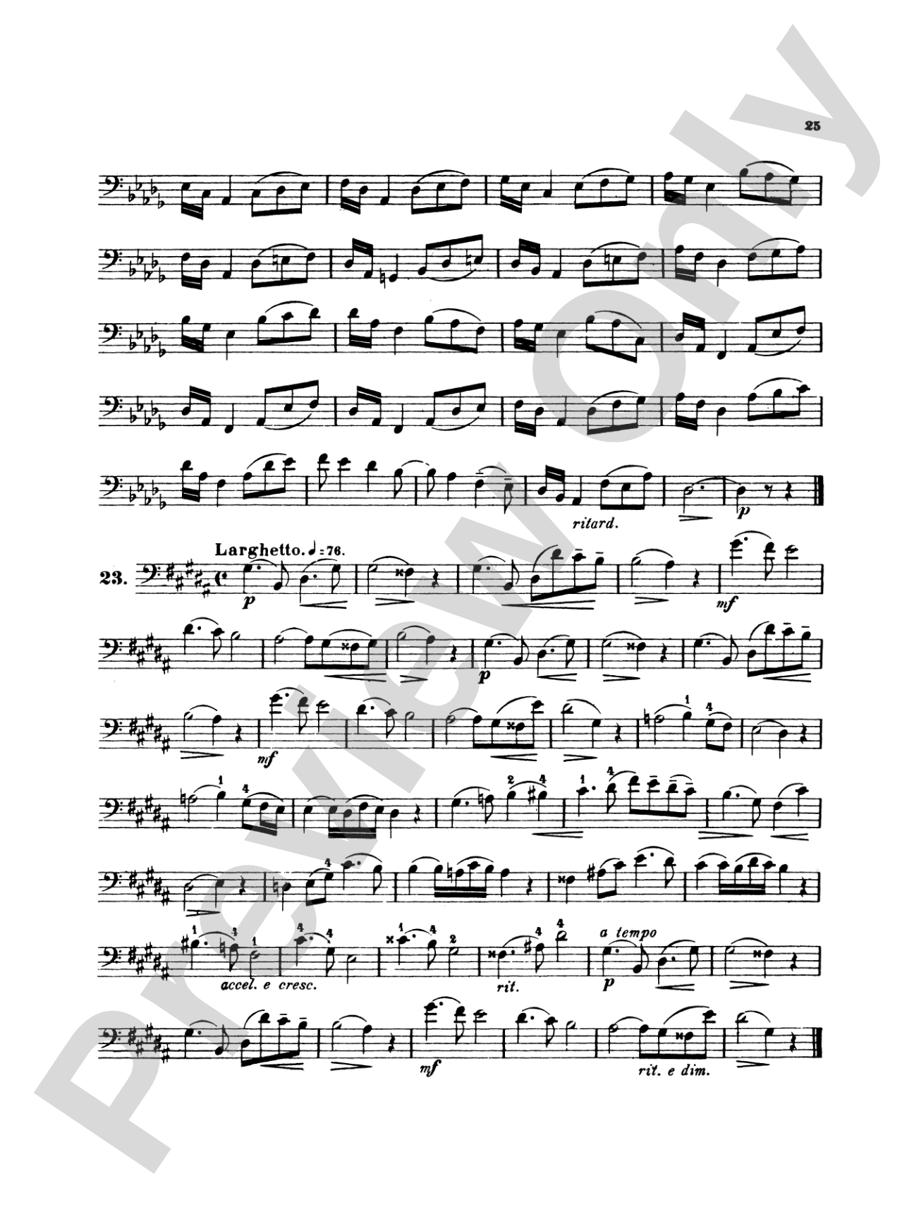 Simandl: Thirty Etudes for Double Bass: String Bass Book
