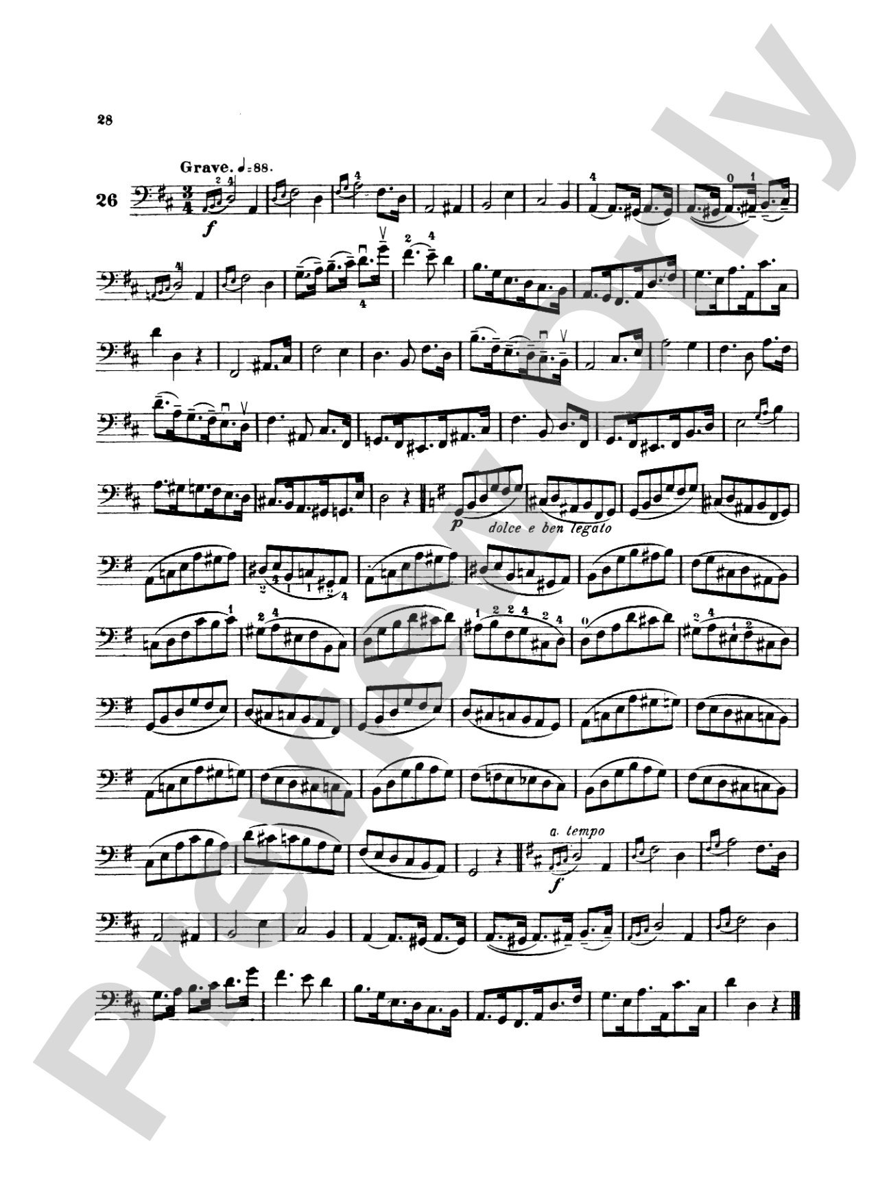 Simandl: Thirty Etudes for Double Bass: String Bass Book