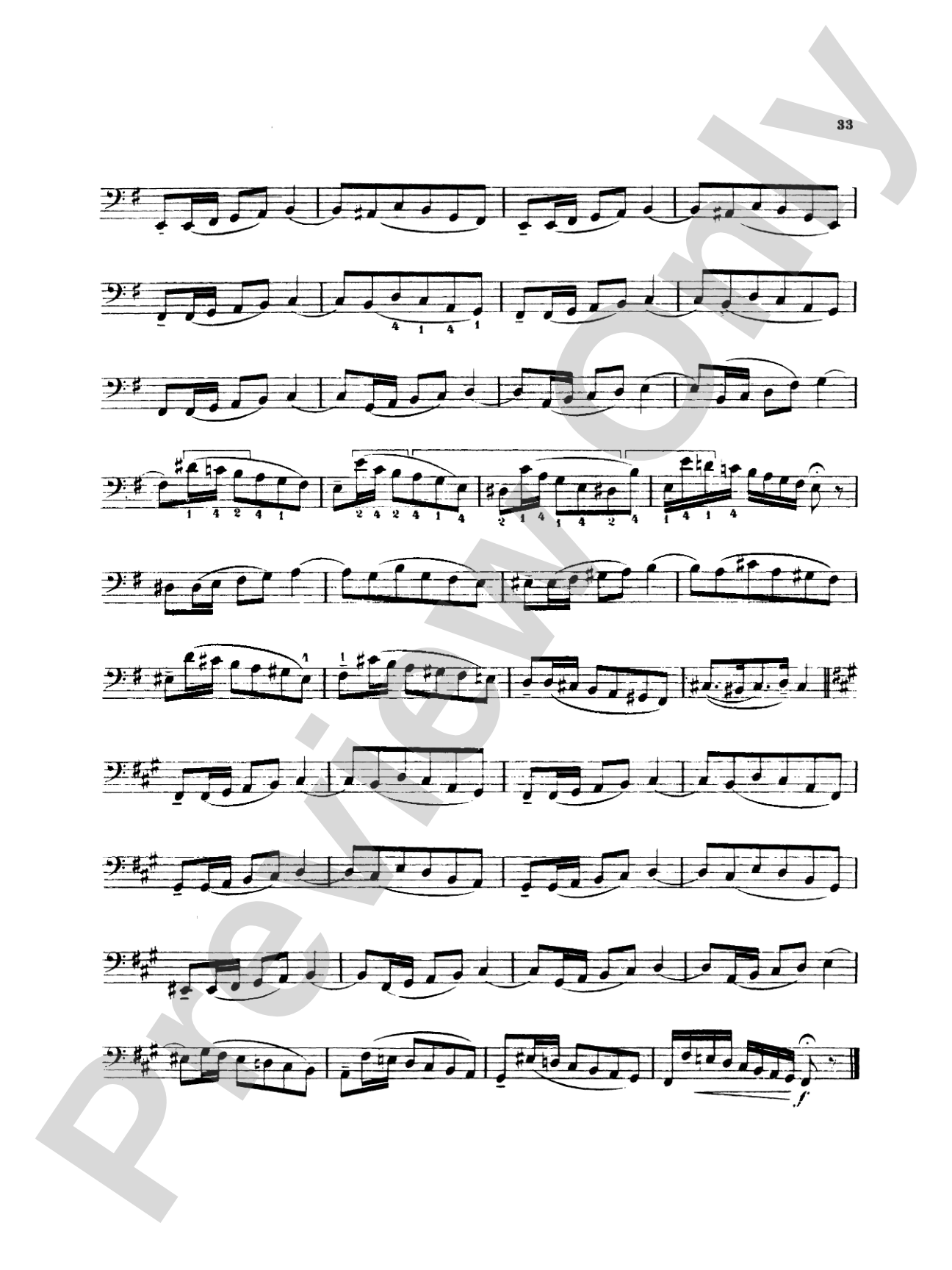 Simandl: Thirty Etudes for Double Bass: String Bass Book