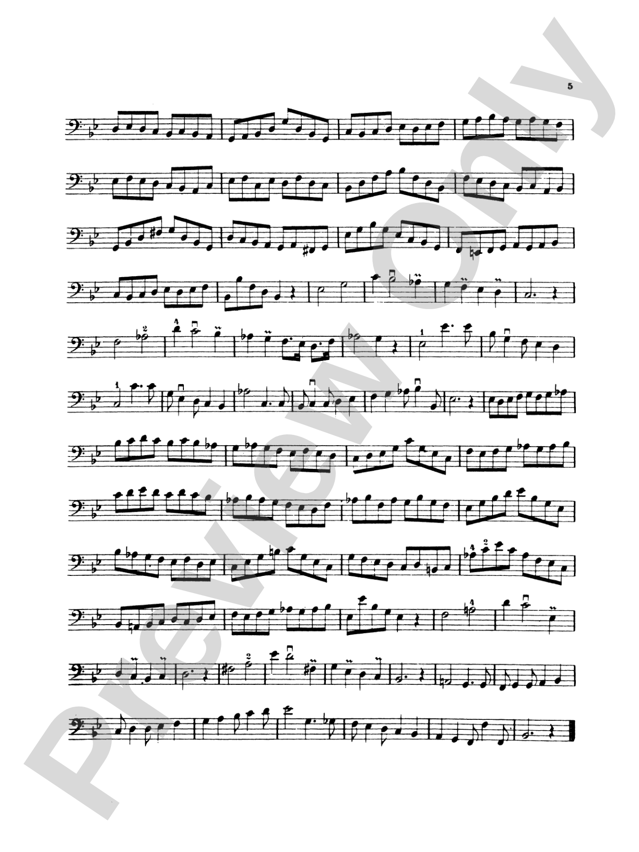 Simandl: Thirty Etudes for Double Bass: String Bass Book