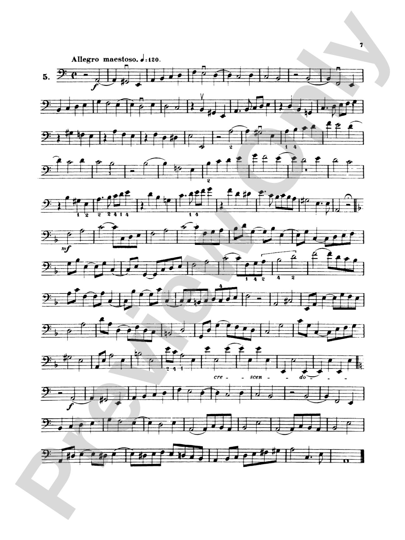 Simandl: Thirty Etudes for Double Bass: String Bass Book