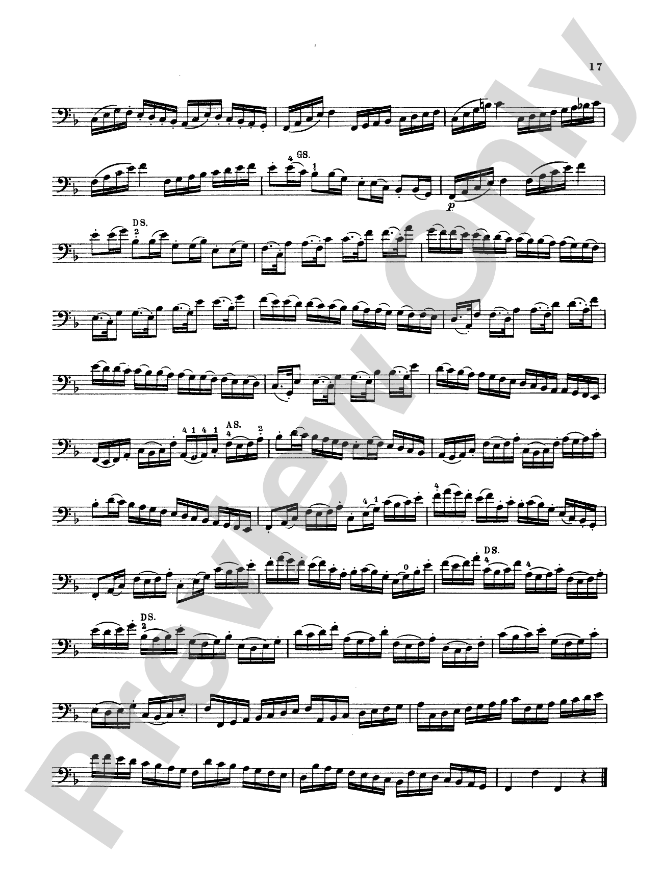 Storch: Thirty-Two Etudes: String Bass Book