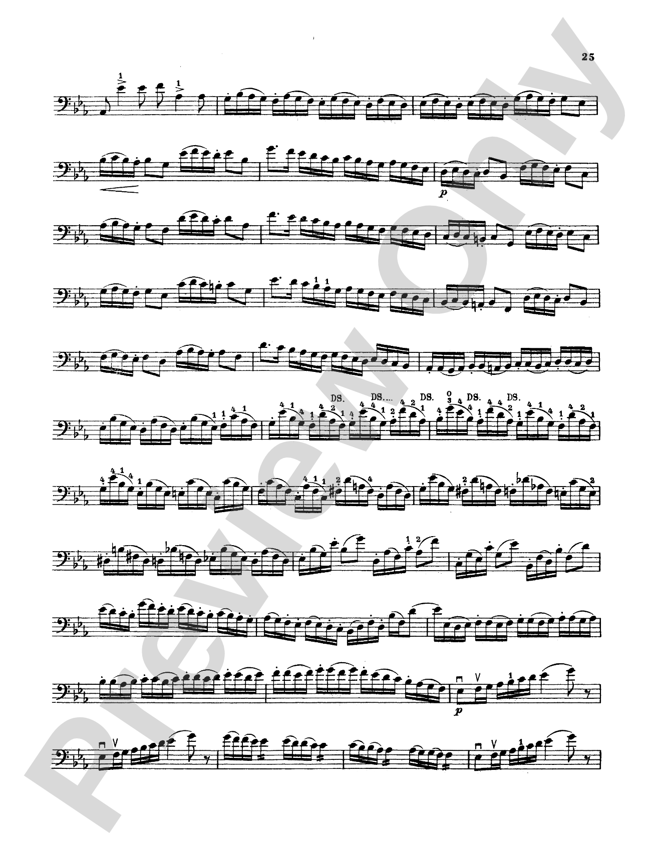 Storch: Thirty-Two Etudes: String Bass Book