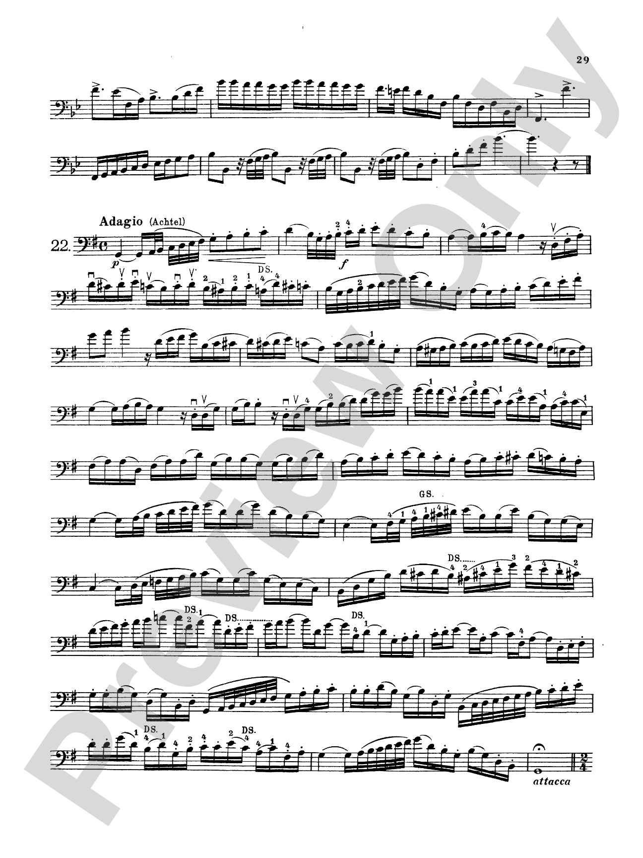 Storch: Thirty-Two Etudes: String Bass Book