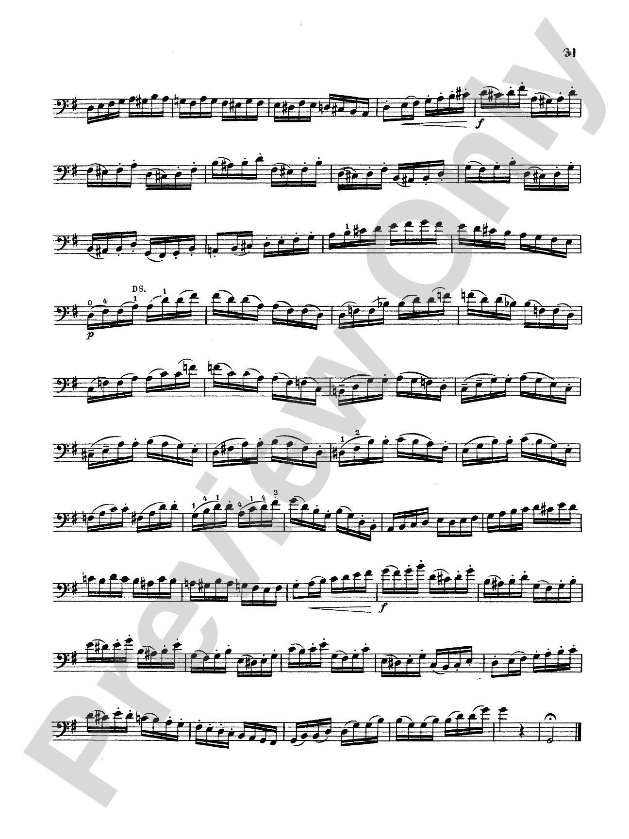 Storch: Thirty-Two Etudes: String Bass Book