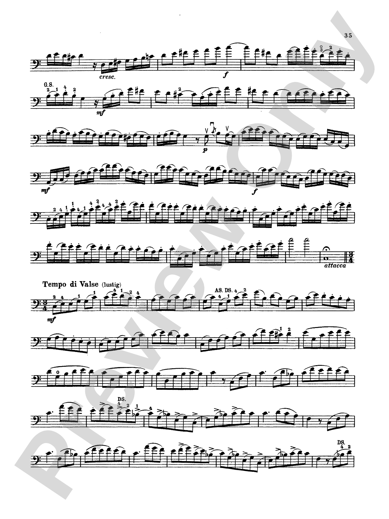 Storch: Thirty-Two Etudes: String Bass Book