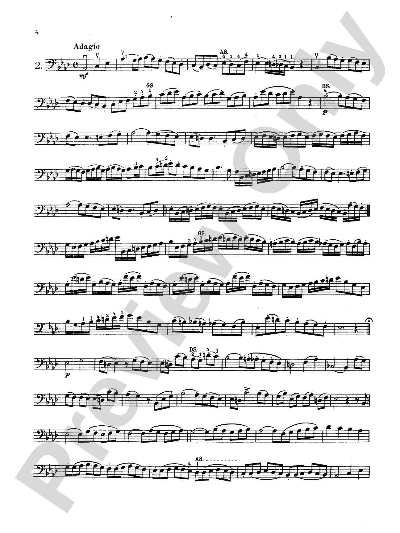 Storch: Thirty-Two Etudes: String Bass Book