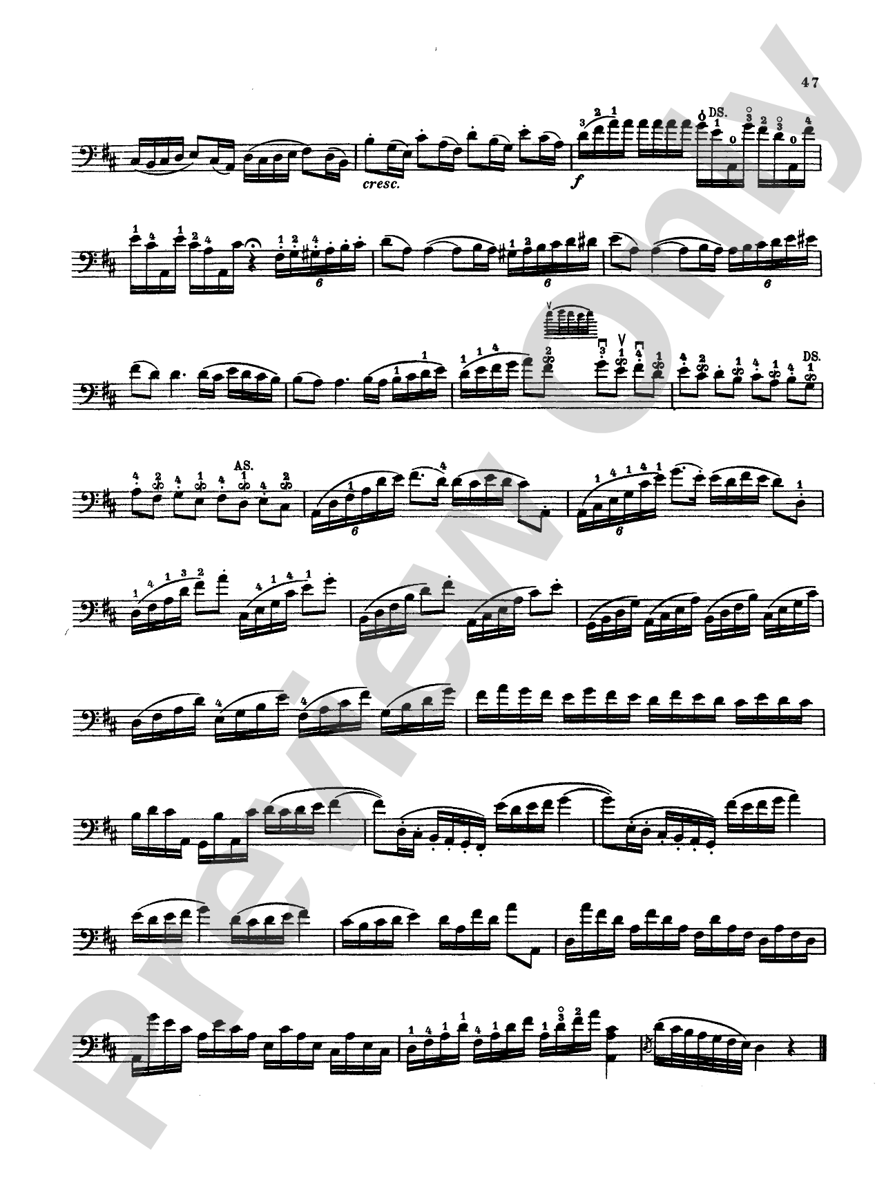 Storch: Thirty-Two Etudes: String Bass Book