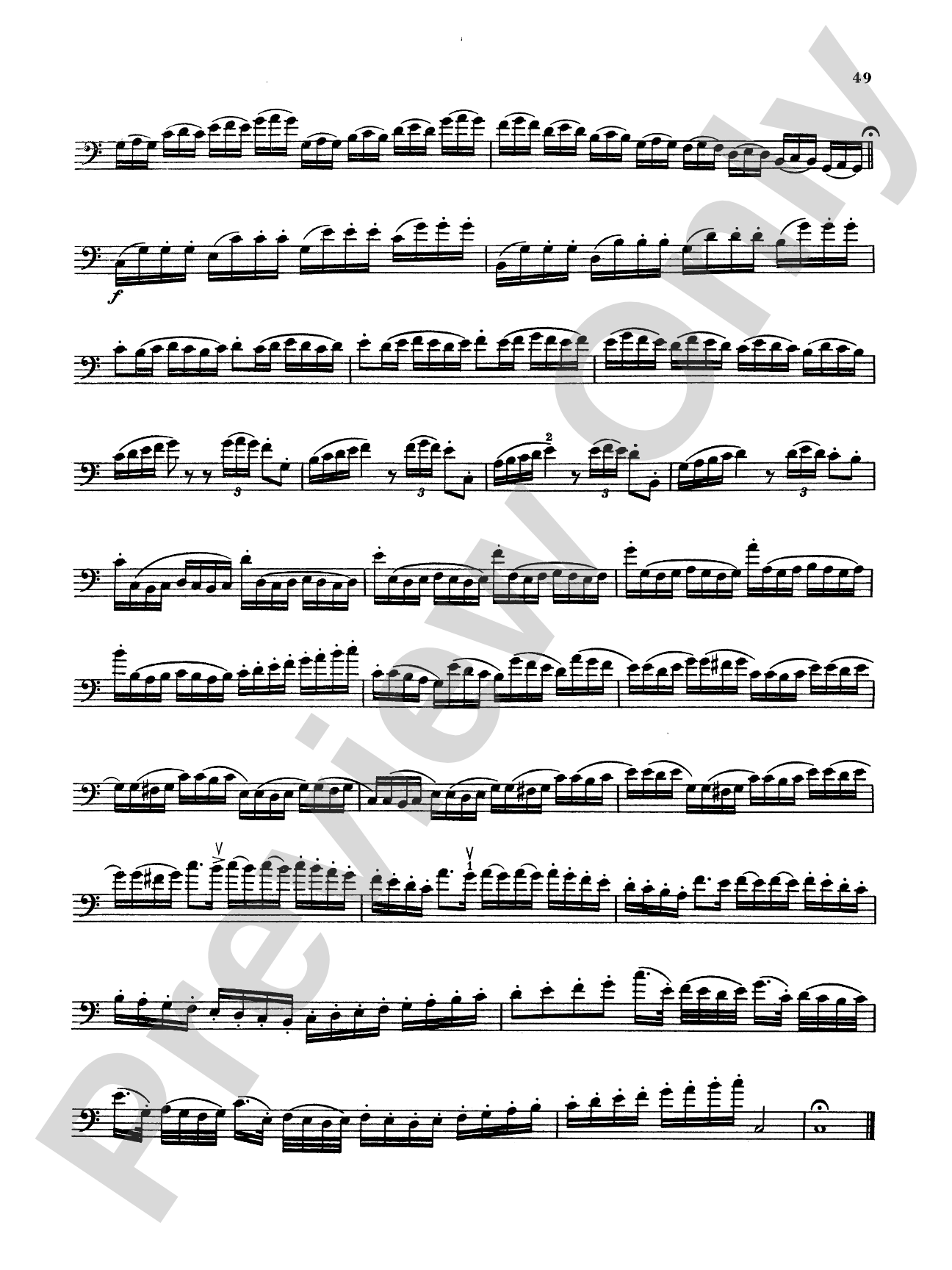 Storch: Thirty-Two Etudes: String Bass Book