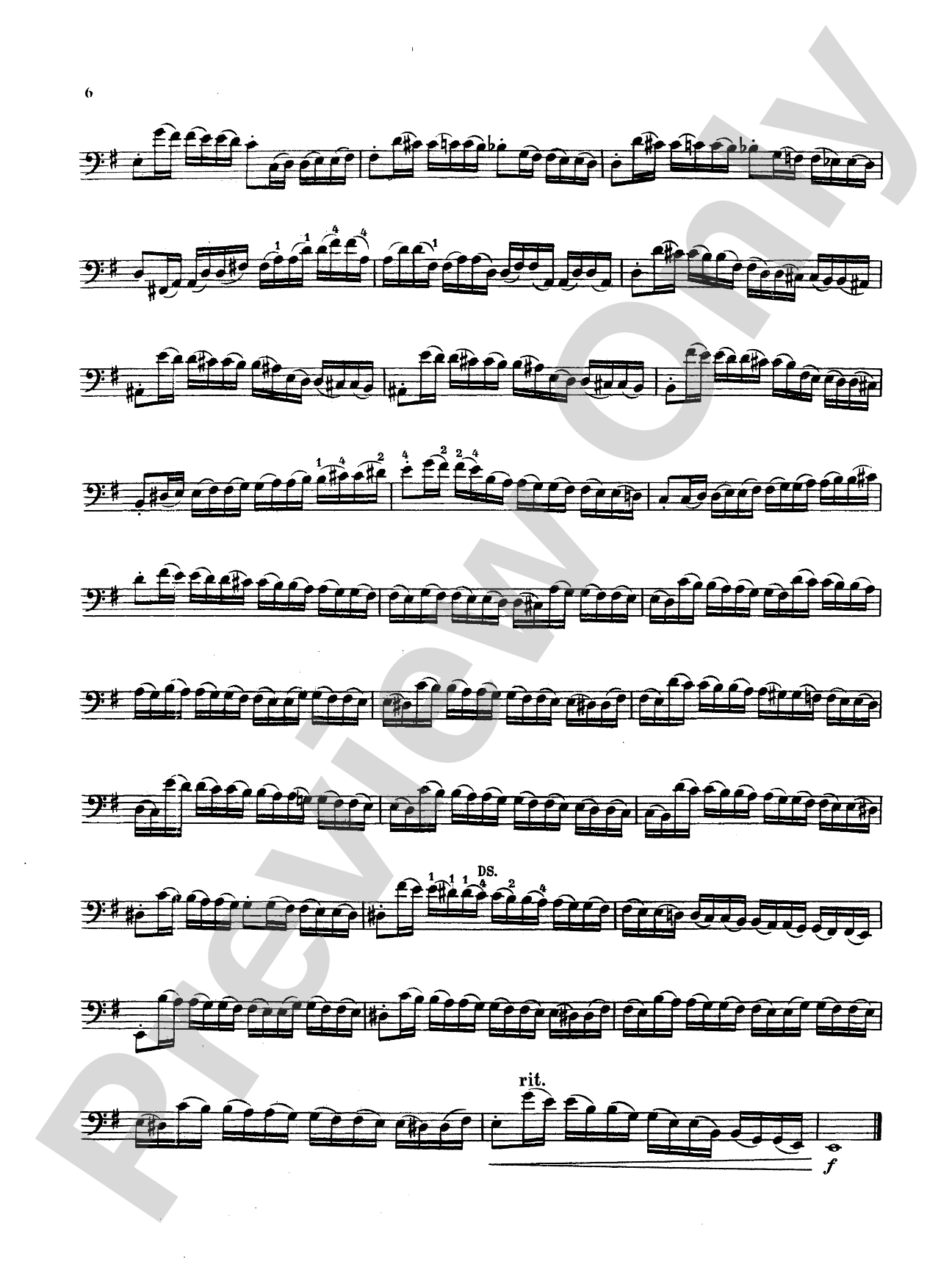 Storch: Thirty-Two Etudes: String Bass Book
