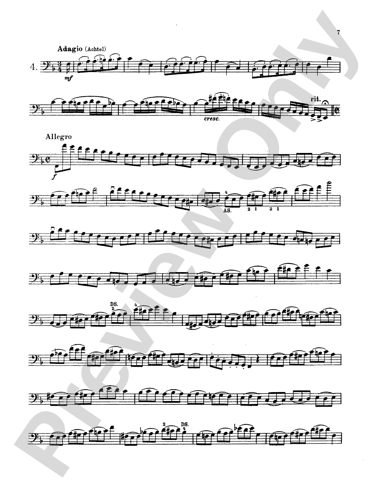 Storch: Thirty-Two Etudes: String Bass Book