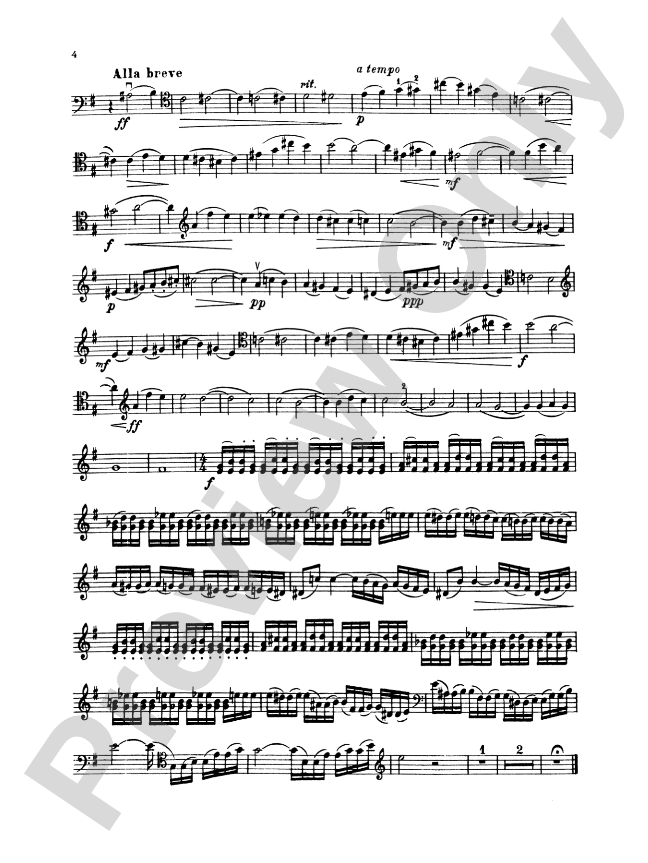 Koussevitzky: Concerto, Op. 3: String Bass Book
