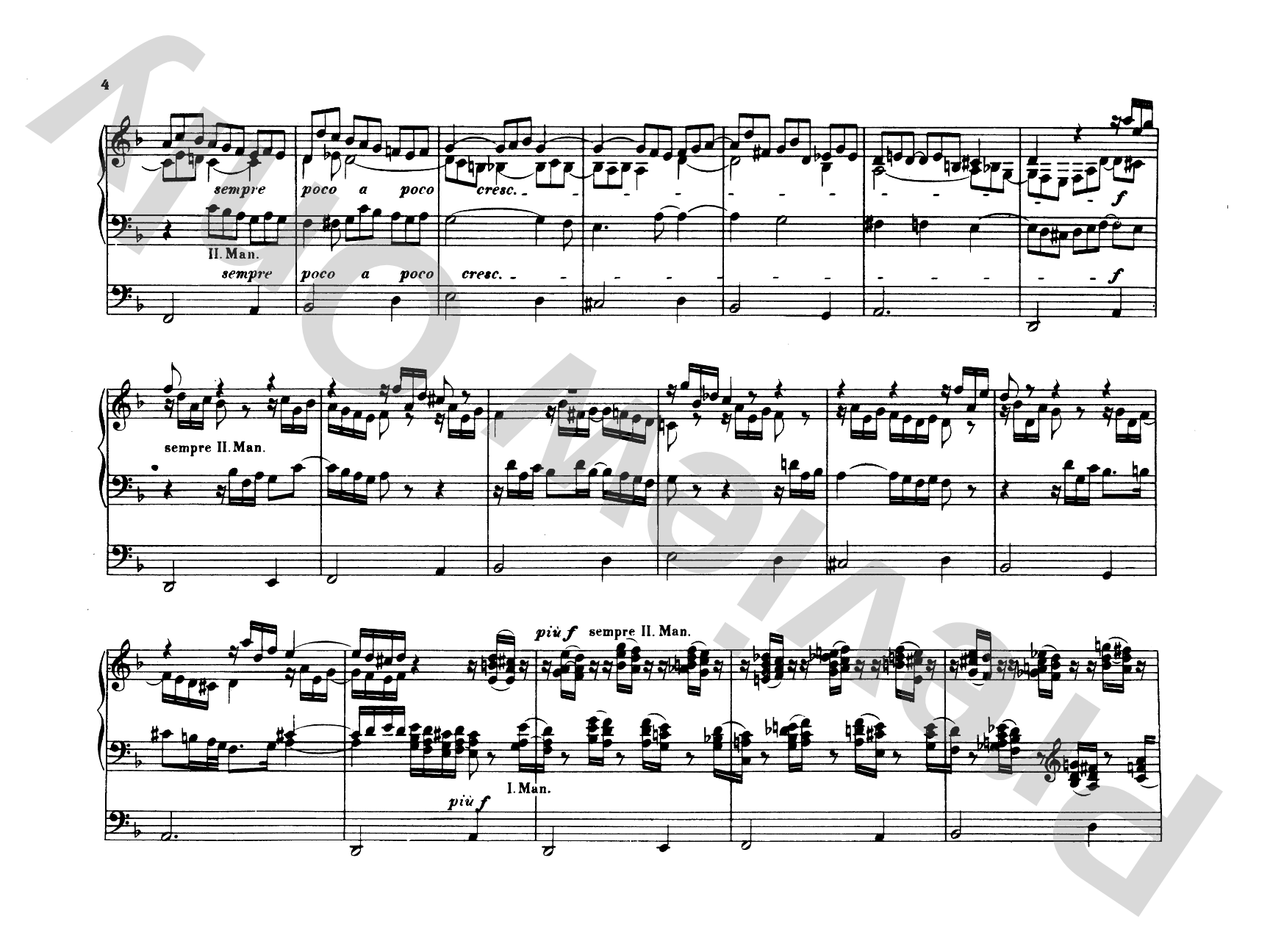 Reger: Introduction and Passacaglia: Organ Comb Bound Book